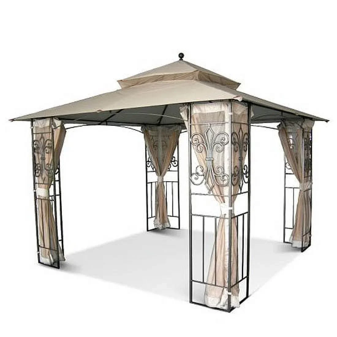 Garden Winds Replacement Canopy Top for Colonial Estates/Mika Ridge/River Delta Gazebo, Riplock 350