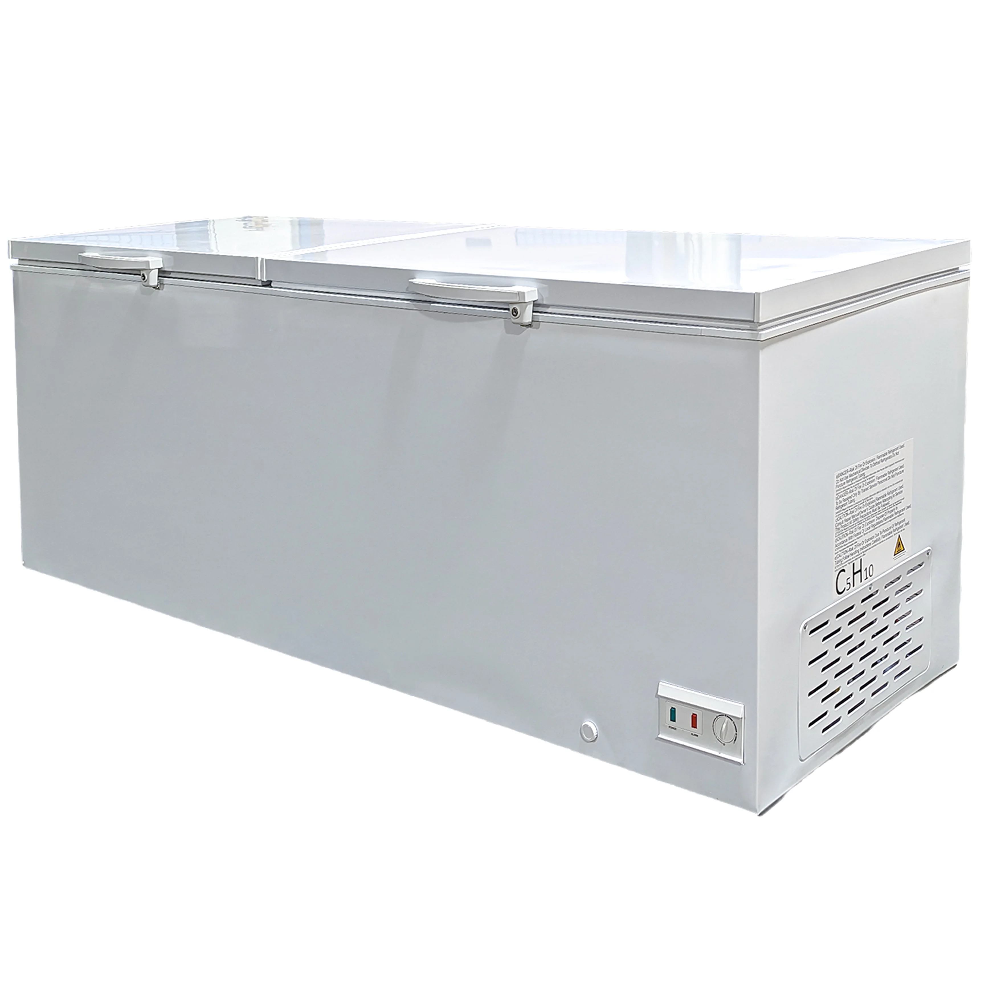 27 Cu.Ft. Chest Freezer 91 in. with Two Solid Open Doors, NSF Certified - Image 2