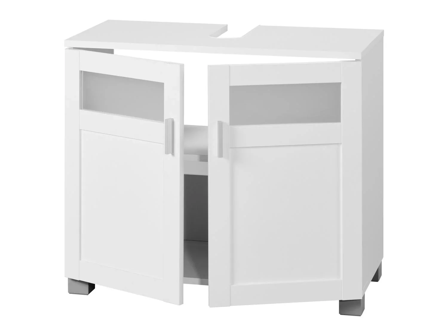 LIVARNO home Colonne de salle de bains + Meuble sous-vasque Basel, 68,5 x 58,7 x 34,5 cm