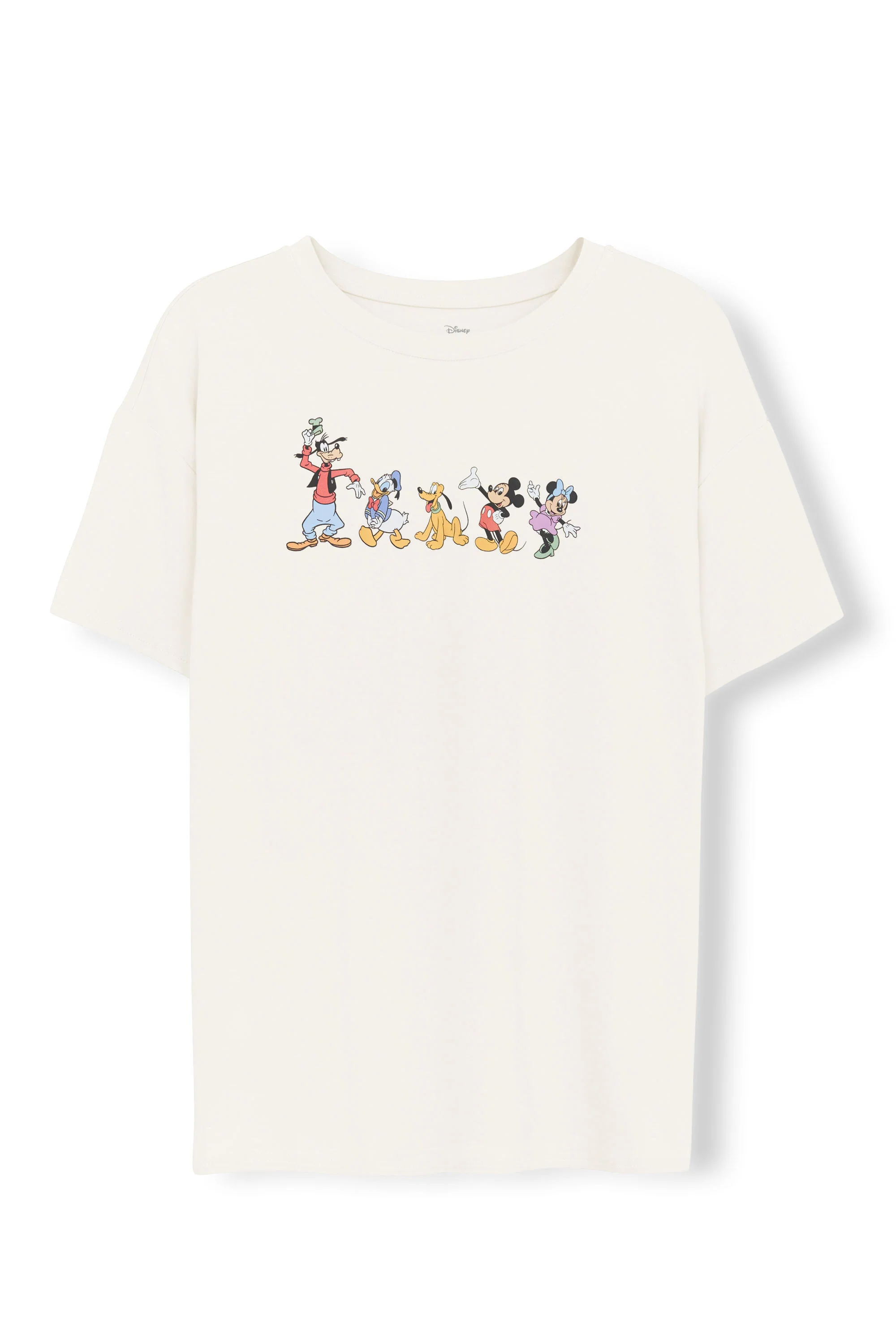 Women's Graphic Tee in Mickey and Friends on Ecru
