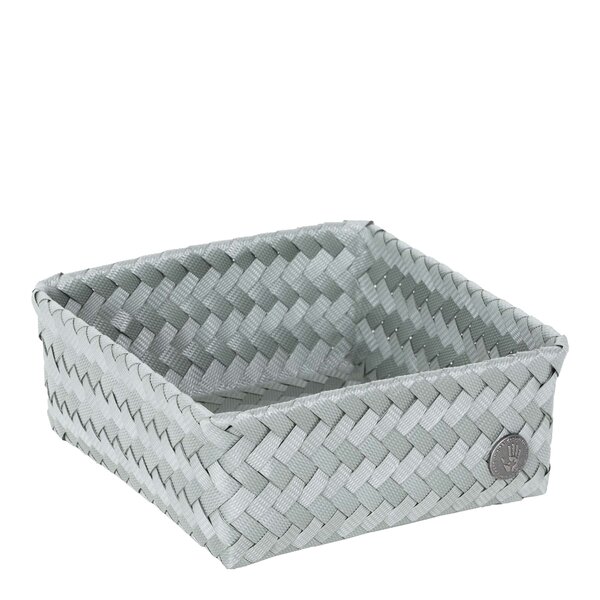 Fit Square oppbevaringskurv 18x18x7 cm eucalyptus