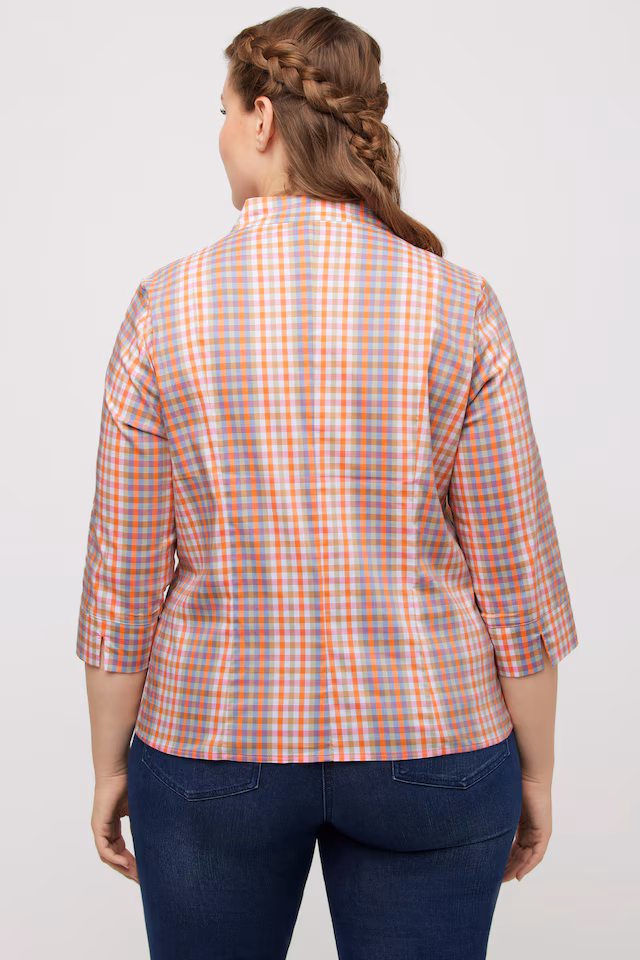 Country Style Plaid Blouse