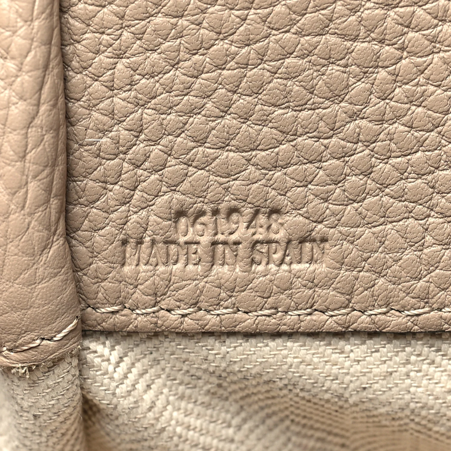 Calfskin Small Hammock Shoulder Bag Sand Mink