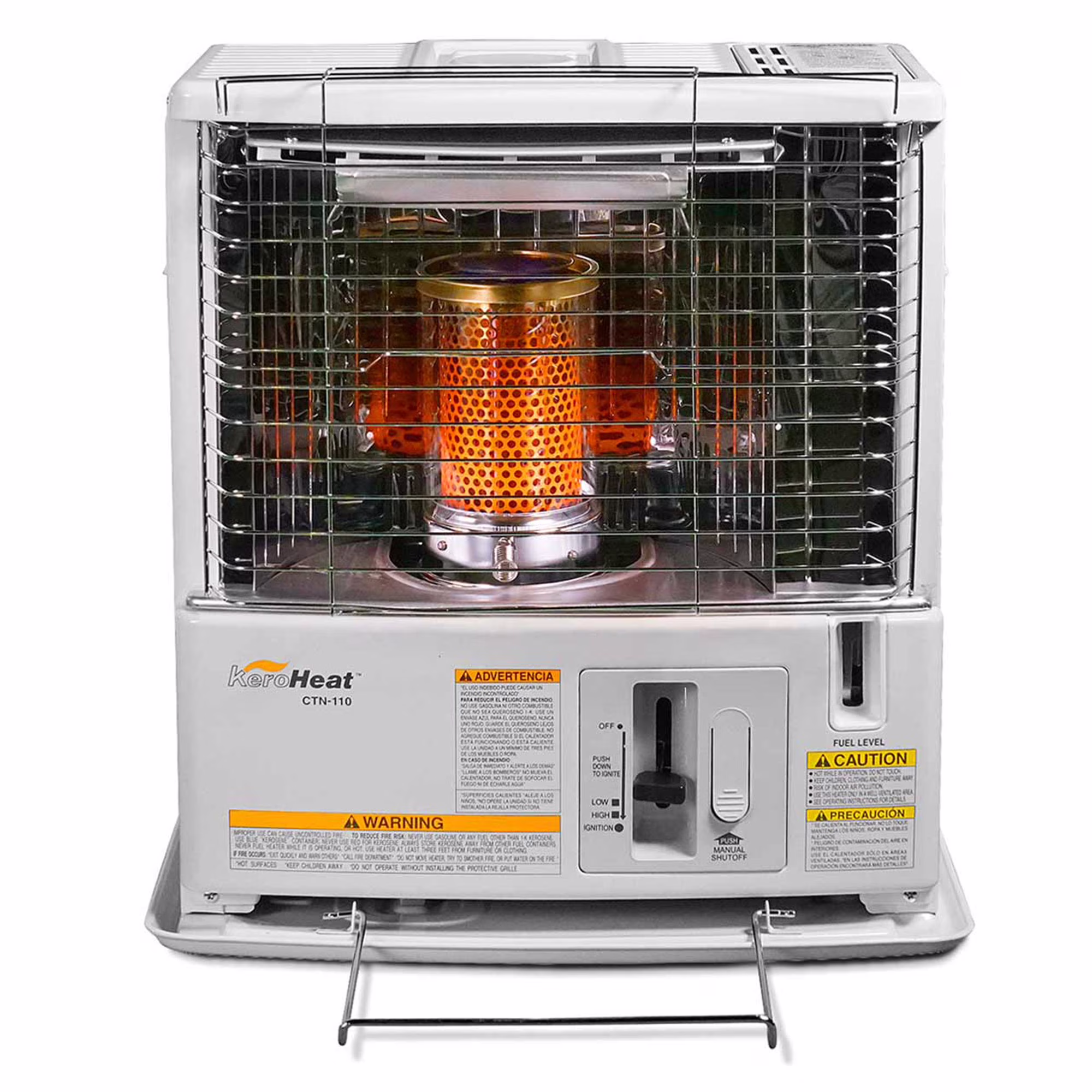 Radiant Kerosene Heater, 10000 BTU, HeatMate