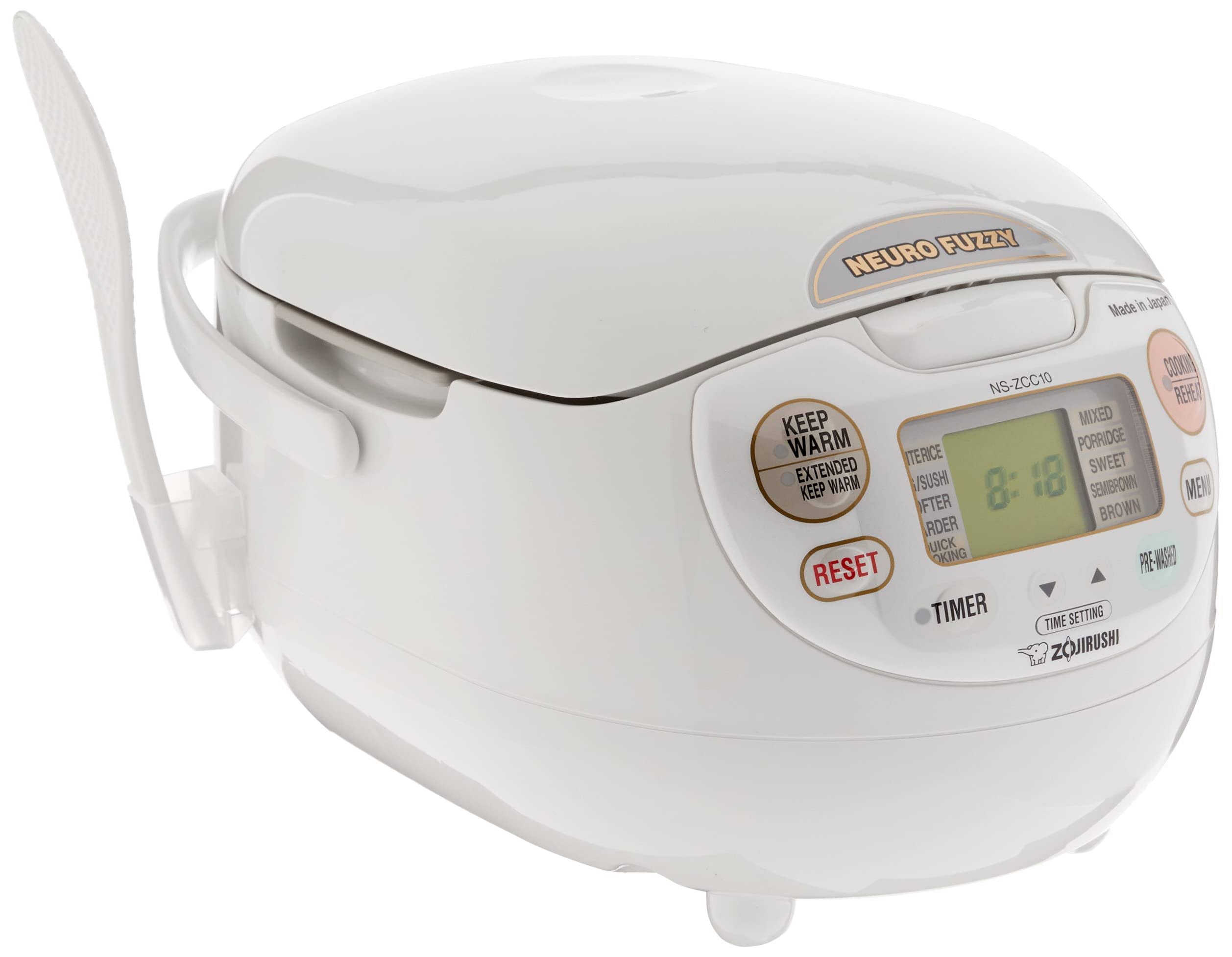 Zojirushi Ns-zcc10 5-1/2-Cup (Uncooked) Neuro Fuzzy Rice Cooker and Warmer