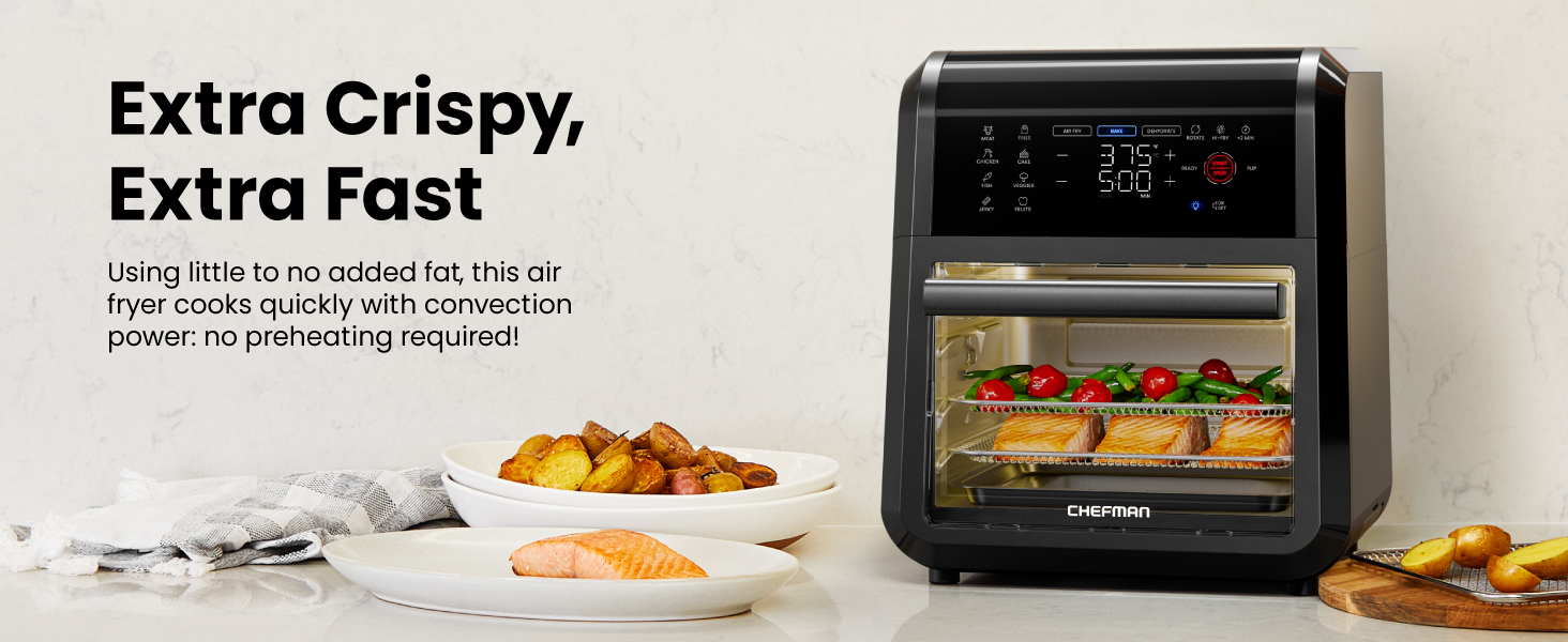 Extra crispy, extra fast