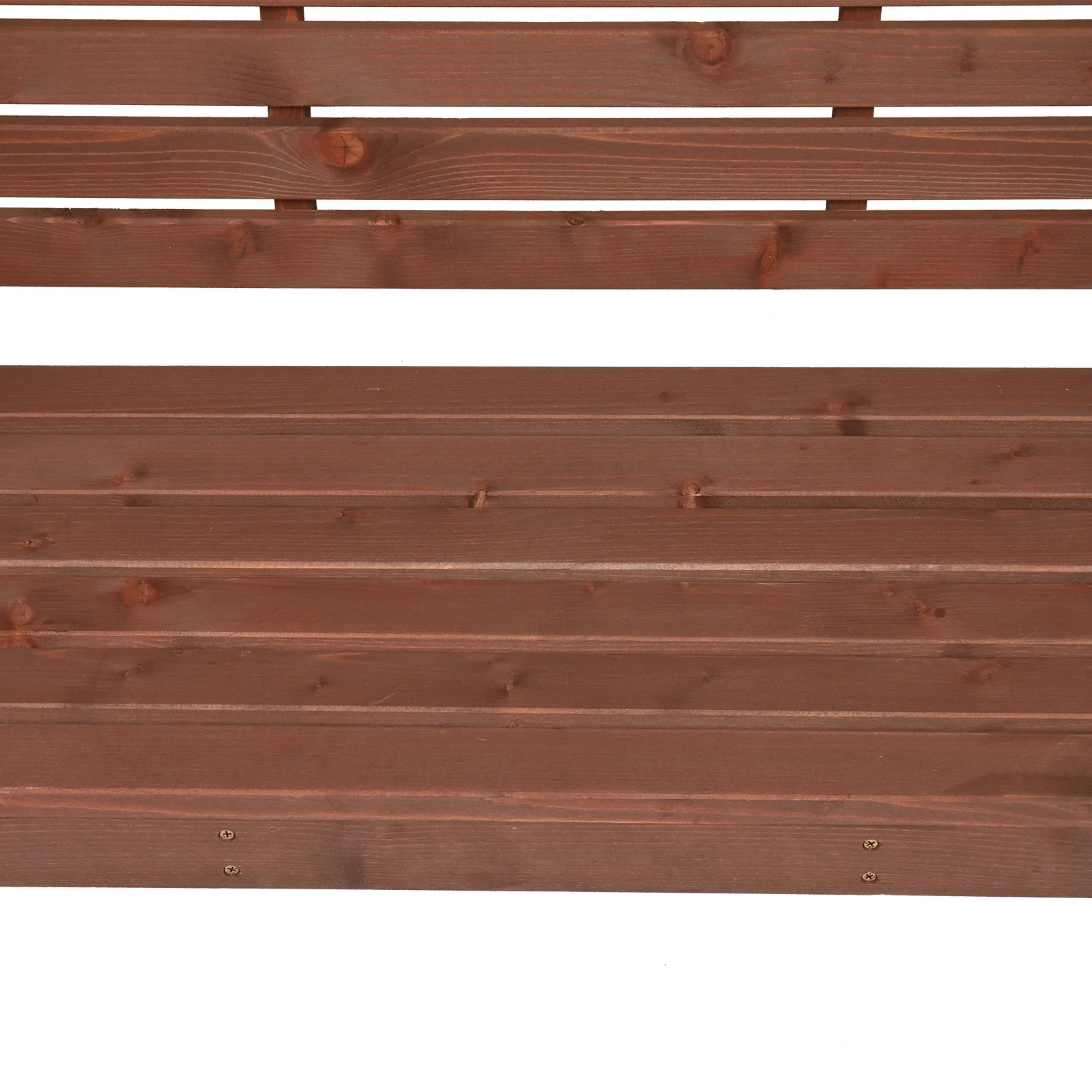 6.8FT Wooden Arch with Bench for 2 People, Garden Arbor Trellis for Climbing Plant, Outdoor Garden Lawn Backyard Patio Decor, Dark Brown