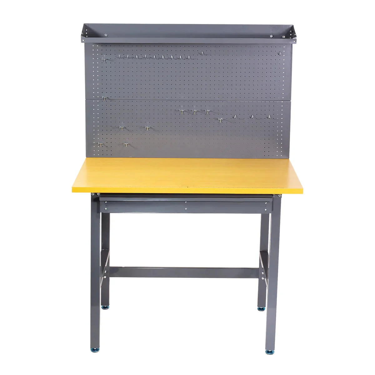 Work Bench Tool Storage Tool Workshop Table w/ Drawer and Peg