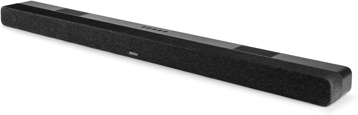Denon DHT-S517 TV Sound Bar with Subwoofer  3D Surround Sound  Dolby Atmos  Wireless Subwoofer  HDMI eARC  Wireless Music Streaming via Bluetooth  Quick Setup  Wall-Mountable