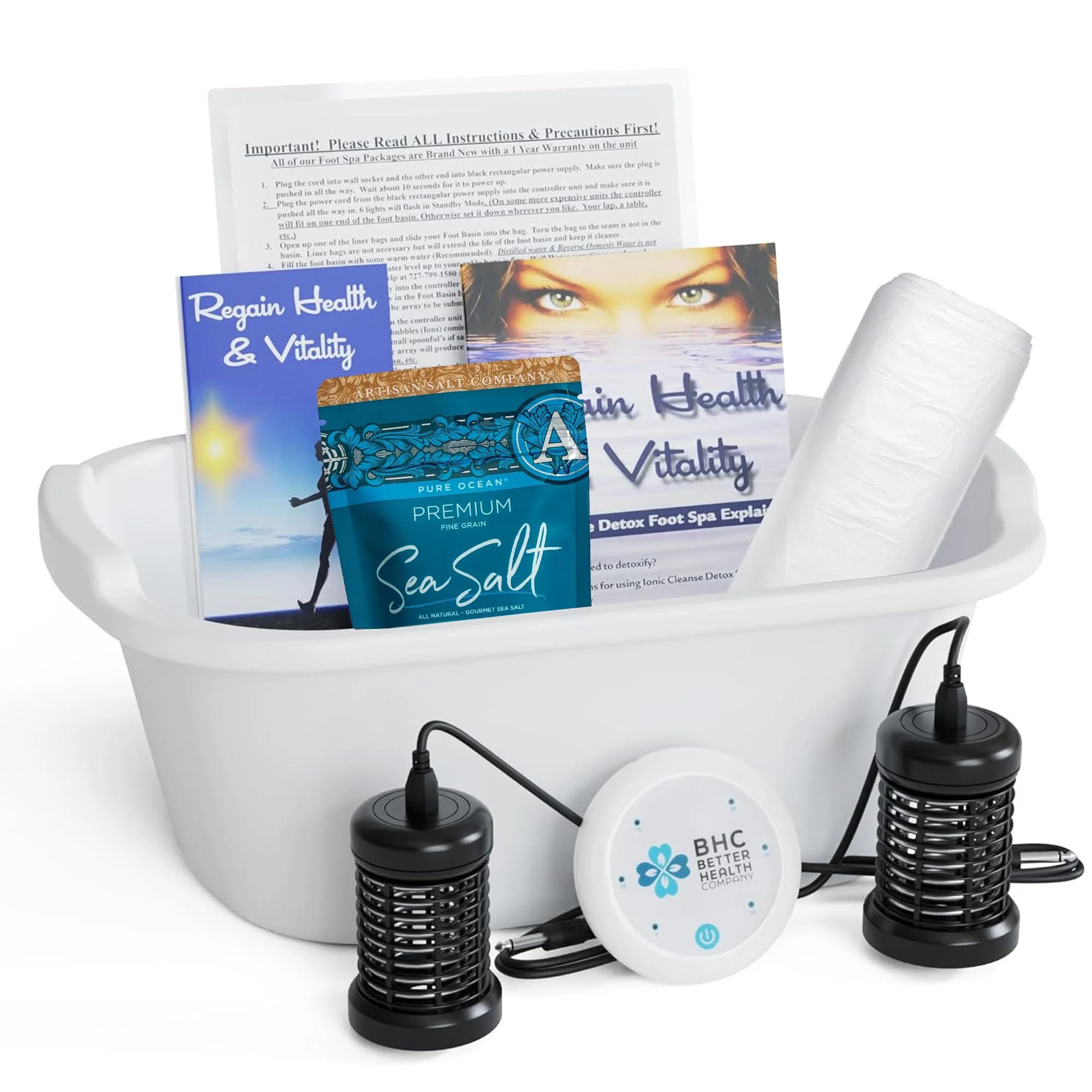 Ionic Foot Bath Detox Machine. Foot Spa Bath for Home Use