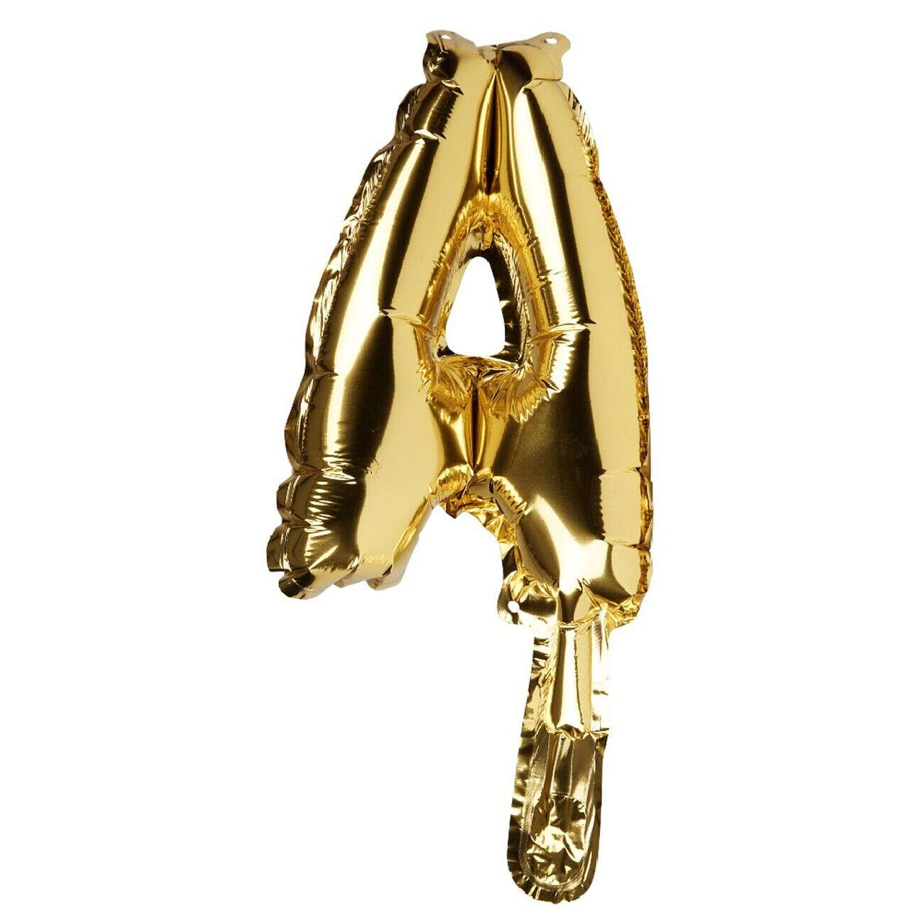 Ballon JOYEUX ANNIVERSAIRE en aluminium doré/argenté