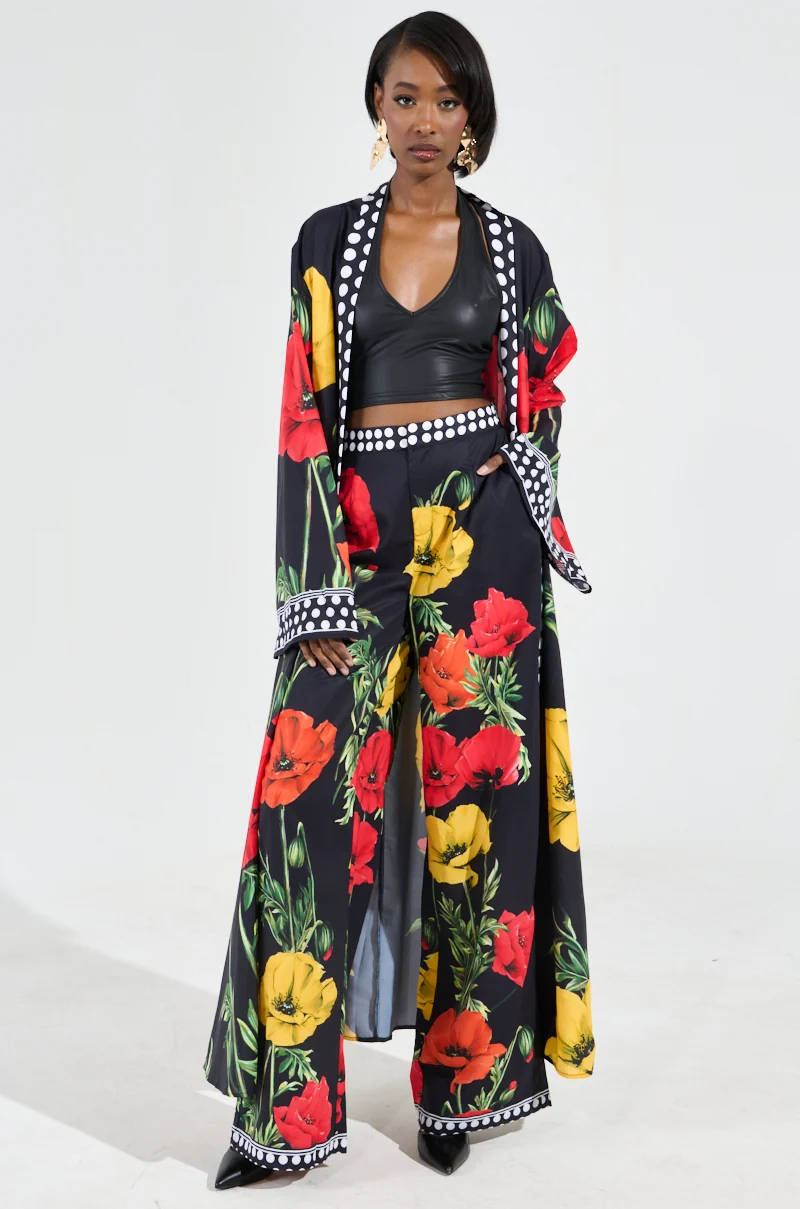BELLADONNA SATIN PALAZZO PANTS - Akira Store