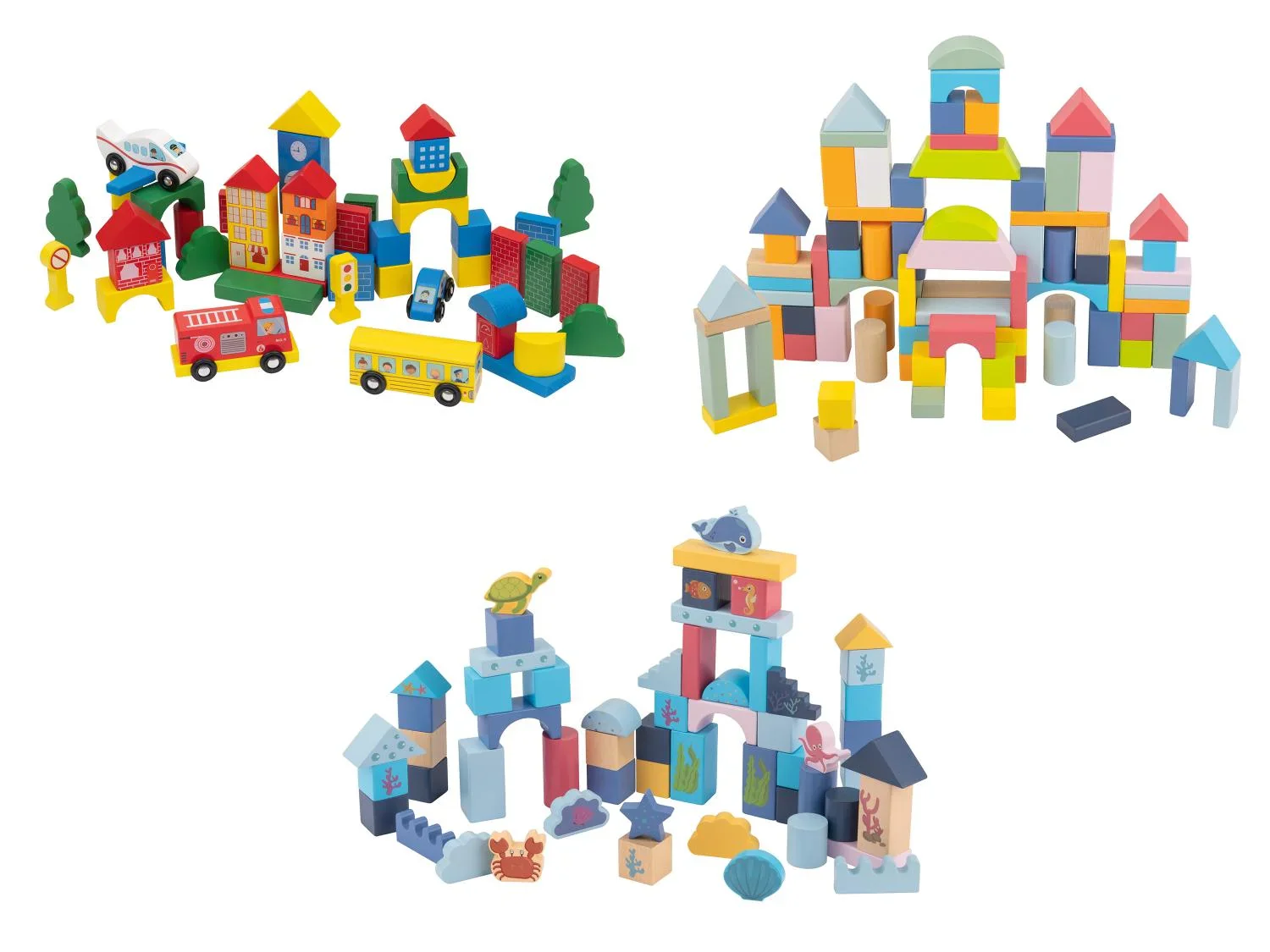 lupilu Set de blocs de construction