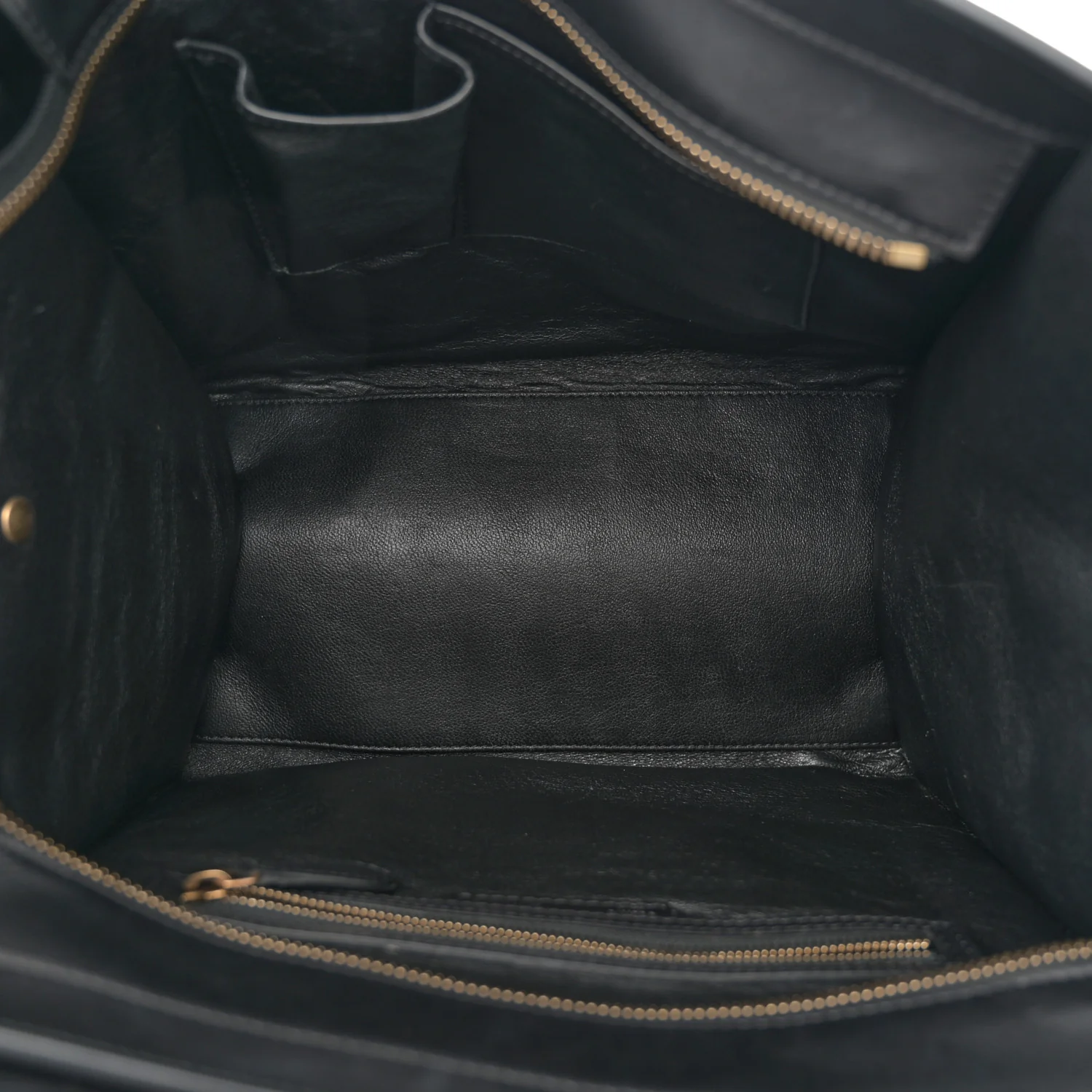Leopard Pony Hair Mini Luggage Black