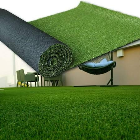 Lita Artificial Grass 2x43(86 Square FT),0.8in Pile Height Multi-Sizes Artificial Turf Outdoor Grass, Size: 2' x 43', Green