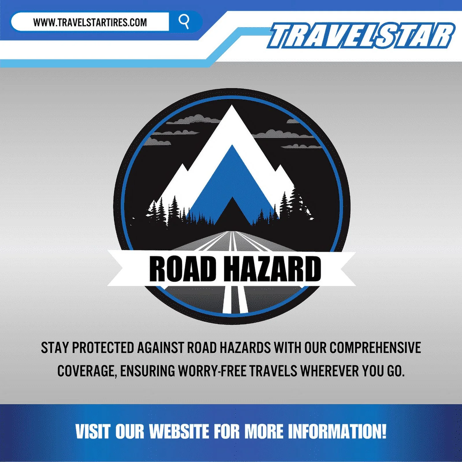 Travelstar HF288 All-Season ST225/75R15 ST225/75/15 10 Ply Load Range E 117/112N Trailer Tire(No Rim)
