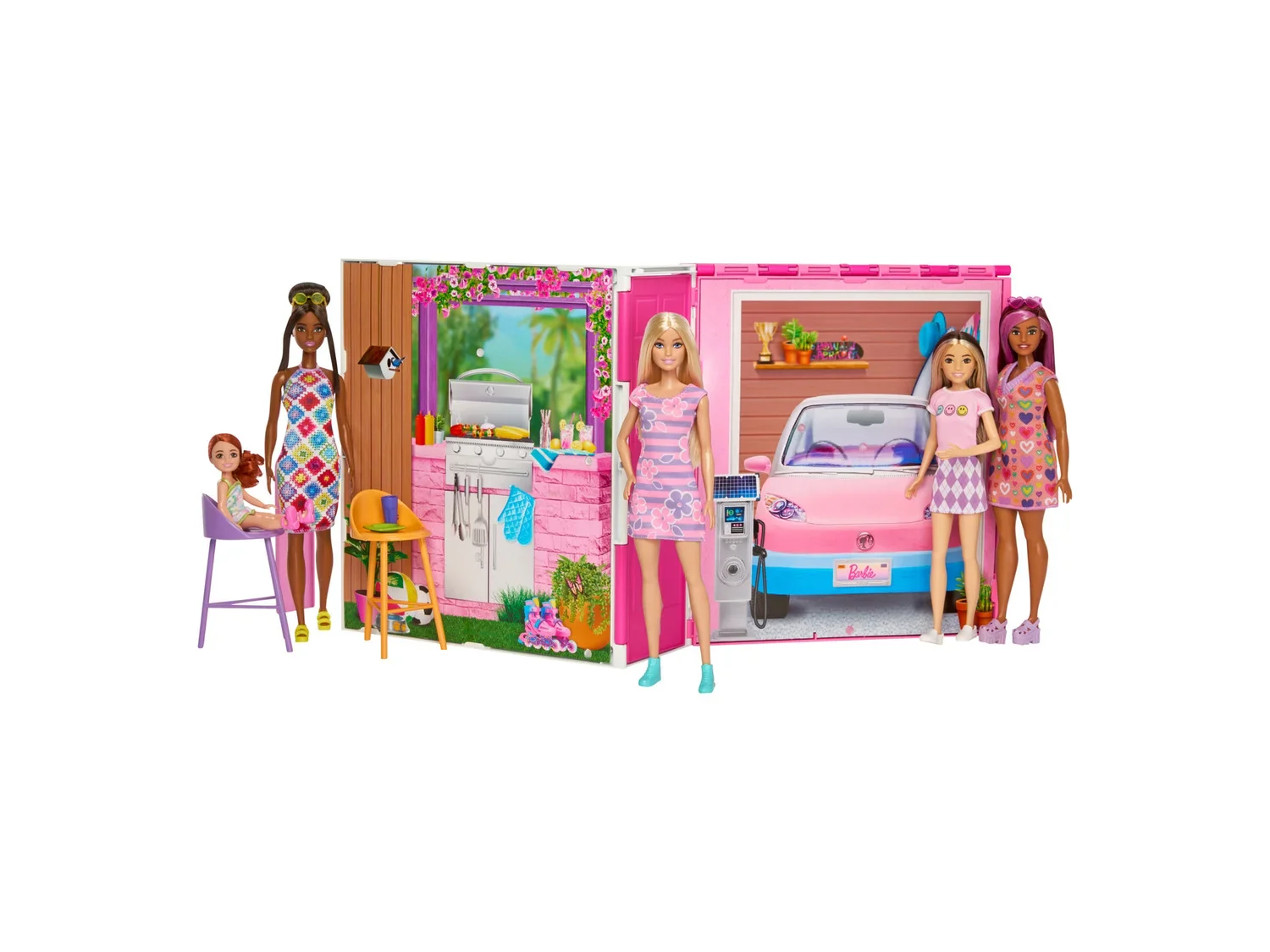 Barbie Maison de vacances avec coffret de poupe