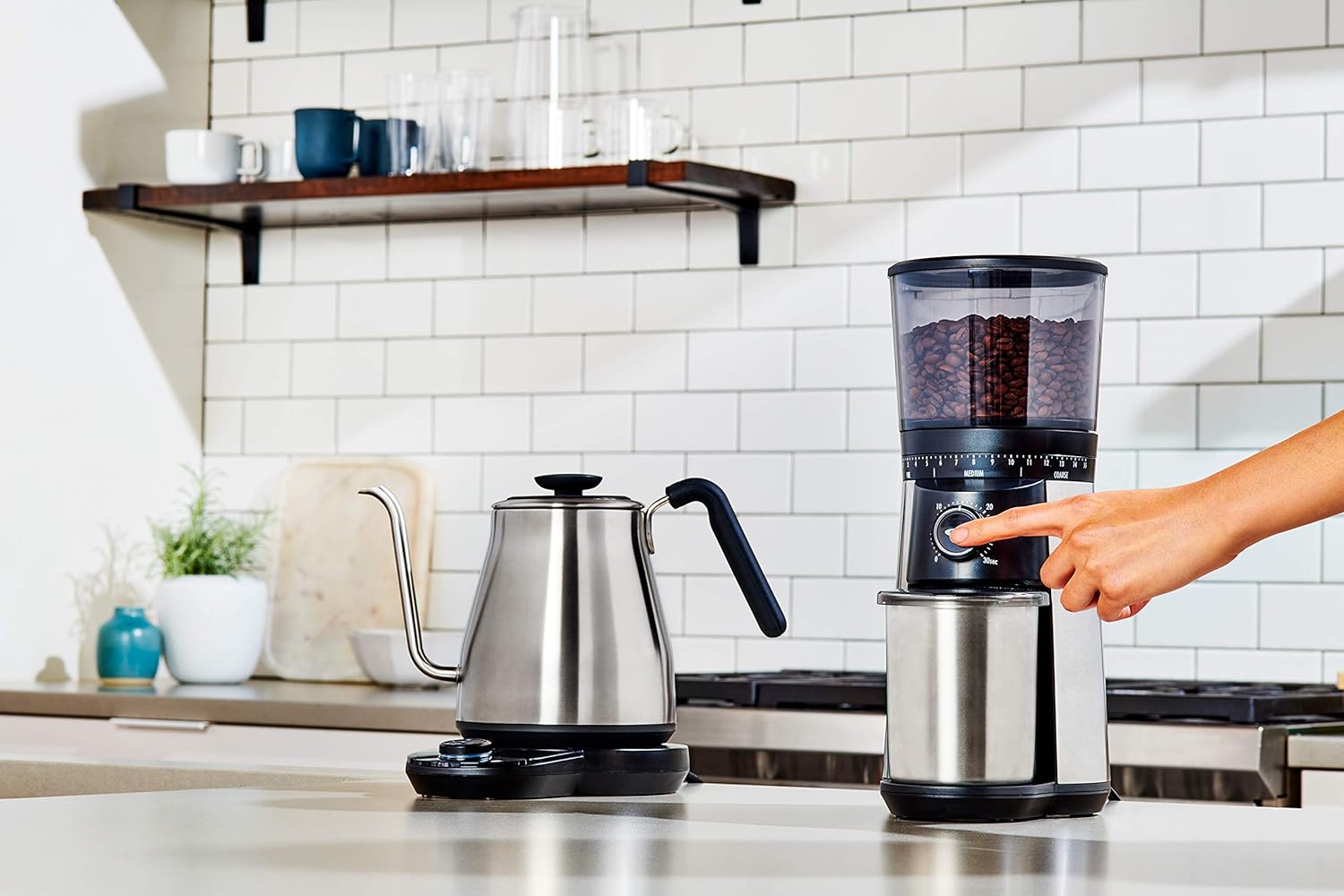 OXO Brew Pour Over Gooseneck Electric Kettle - Stainless Steel