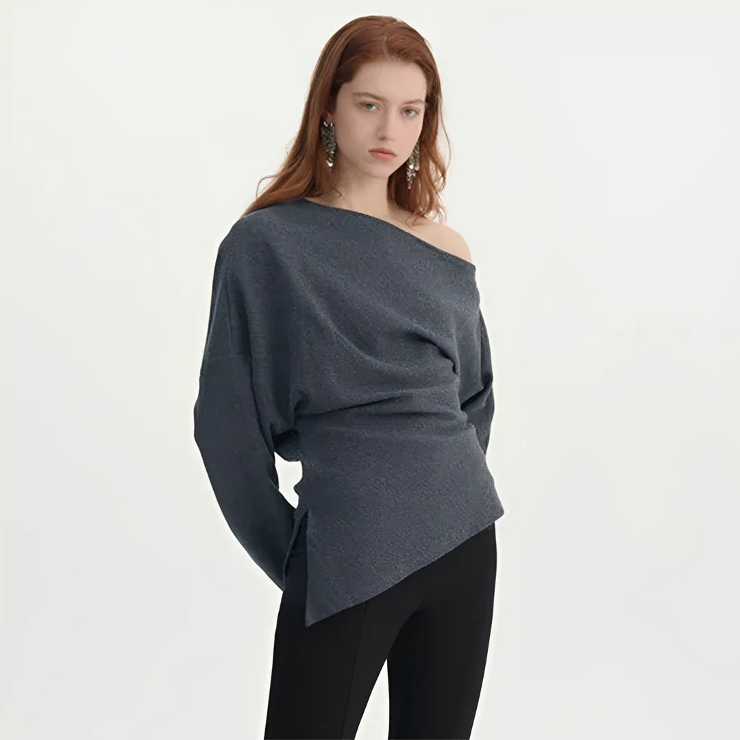 Gellie - Haut asymétrique tendance