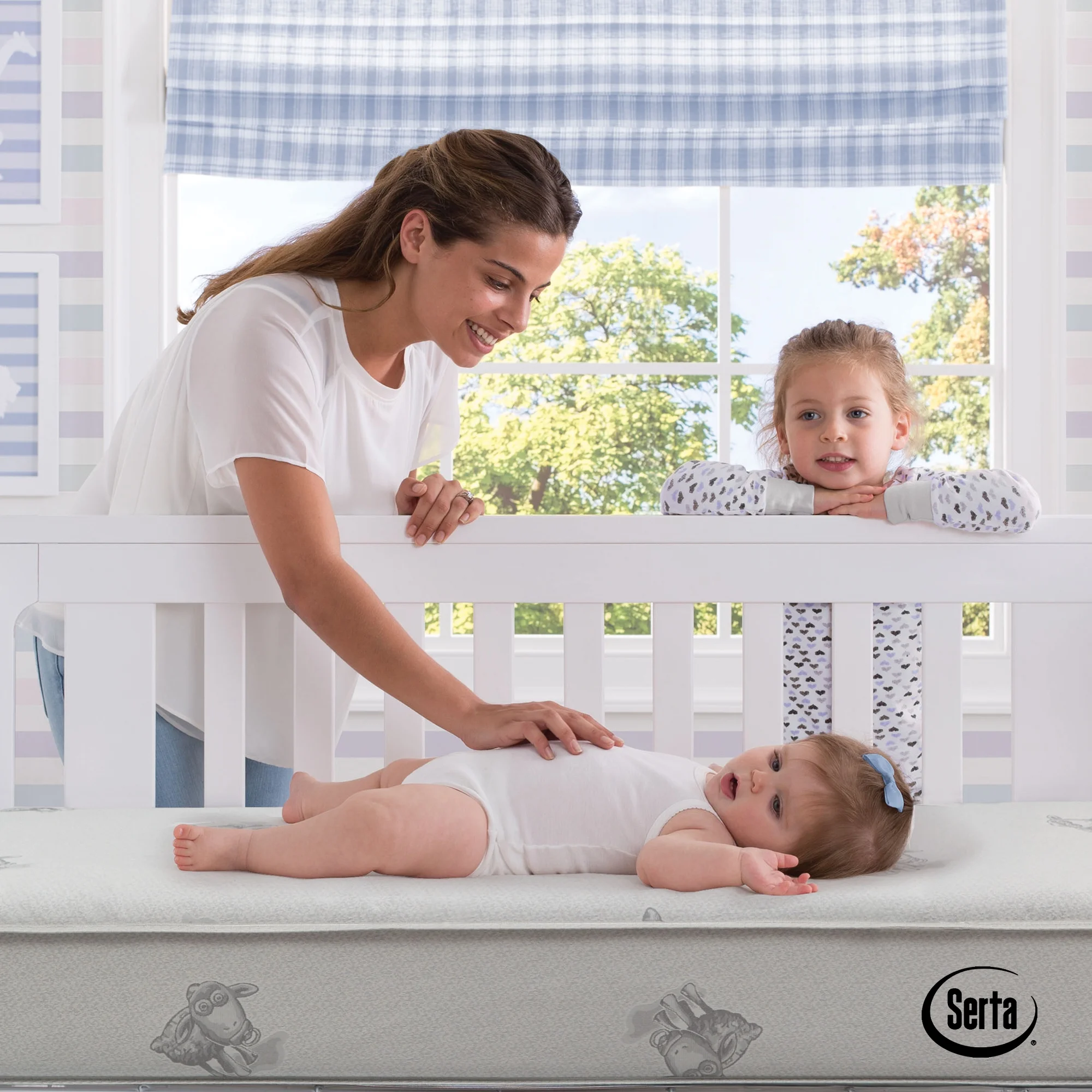 Perfect Sleeper Comfort Deluxe 2- Stage Crib and Toddler Mattress 220 Inerlocking Coils GREENGUARD Gold Certified CertiPUR-US Made in USA- Lifetime Warranty - Image 5
