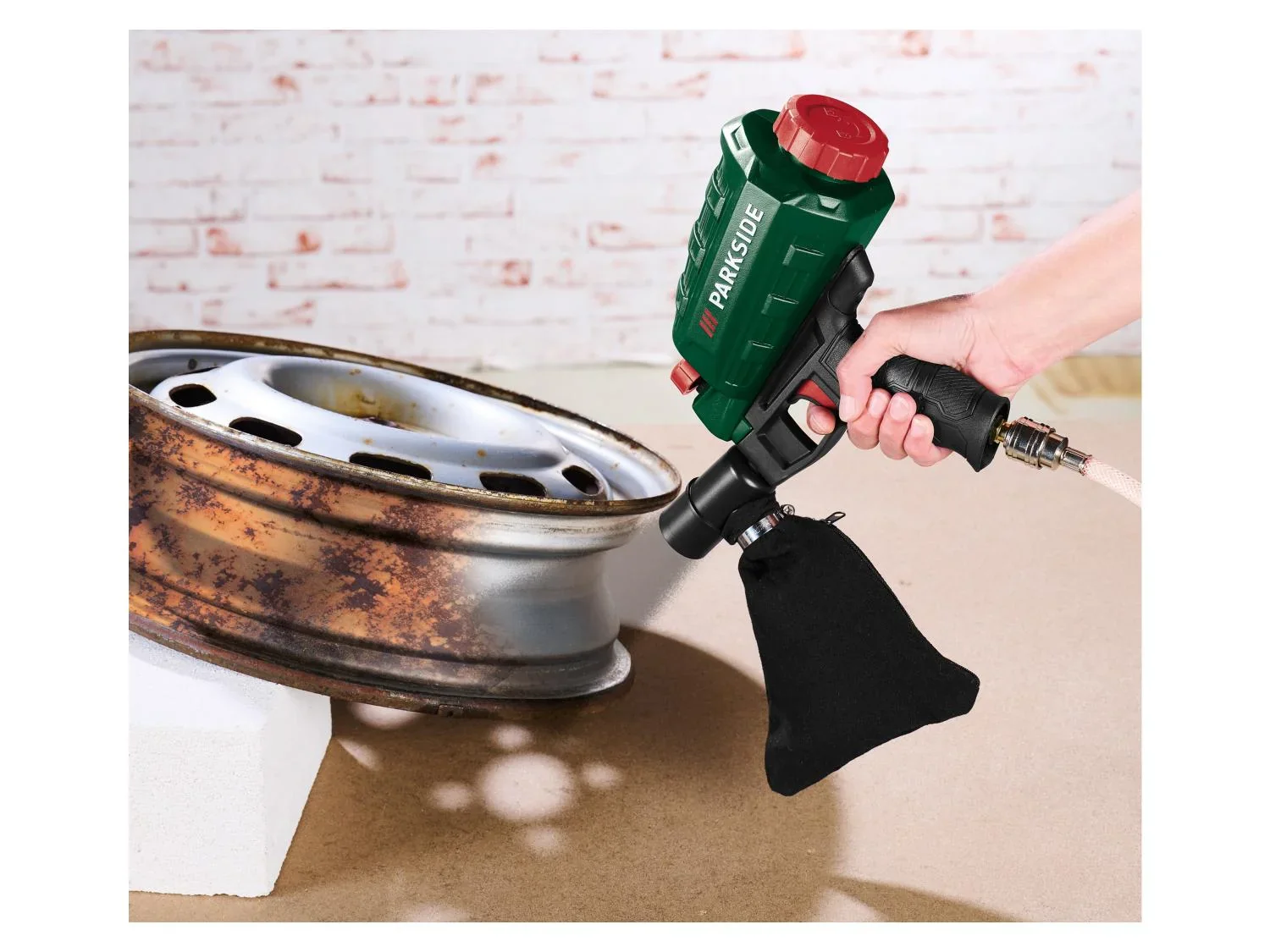 PARKSIDE Pistolet de sablage pneumatique PDSP 1000 E6