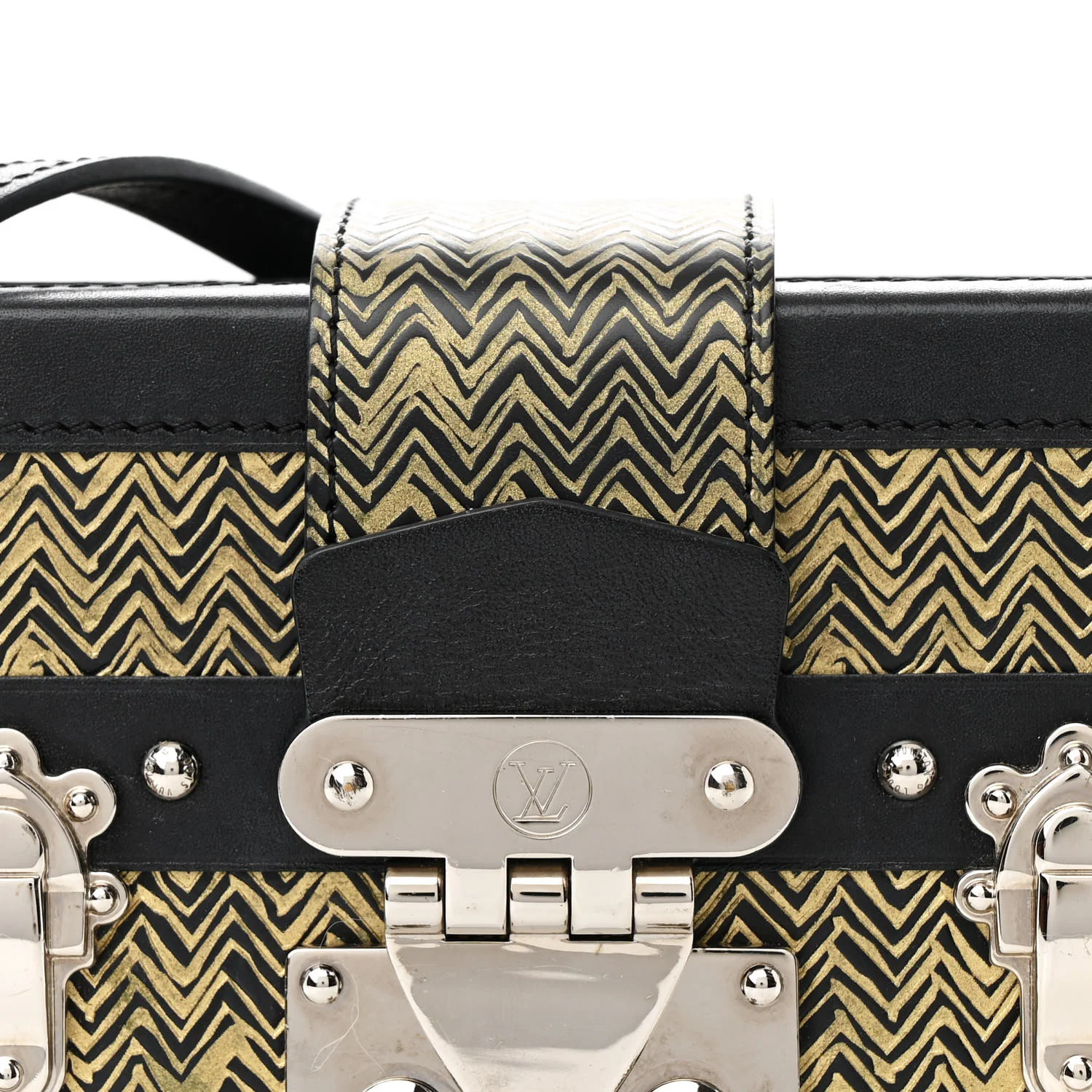 Epi Chevron Printed Petite Malle