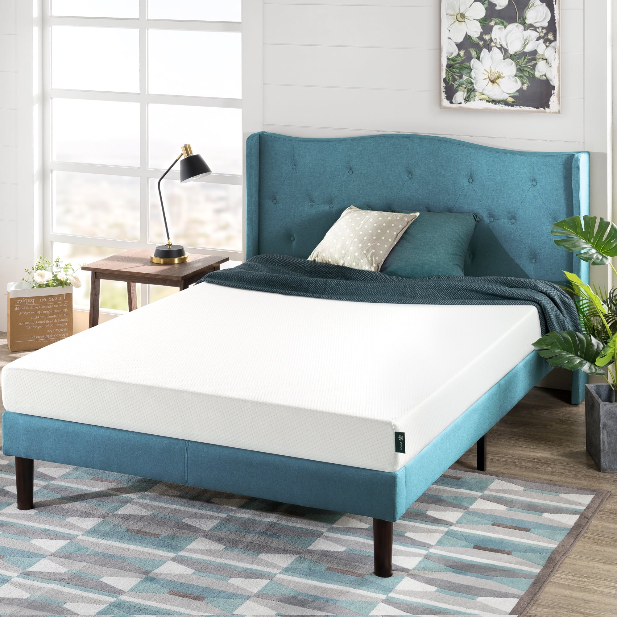 6¡± Green Tea Memory Foam Mattress. Queen