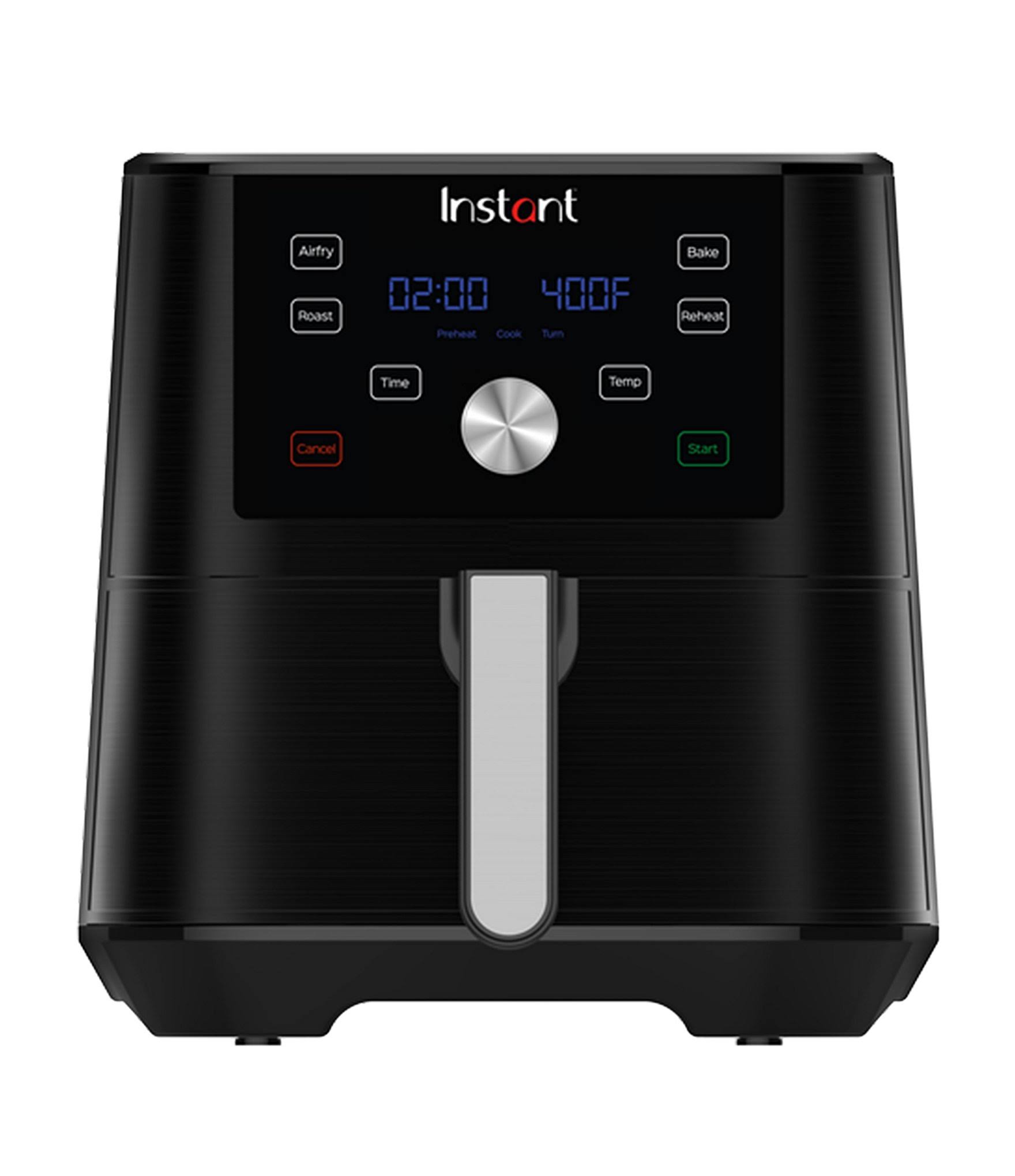Instant Pot Vortex 6-Quart 4-in-1 Air Fryer, Black