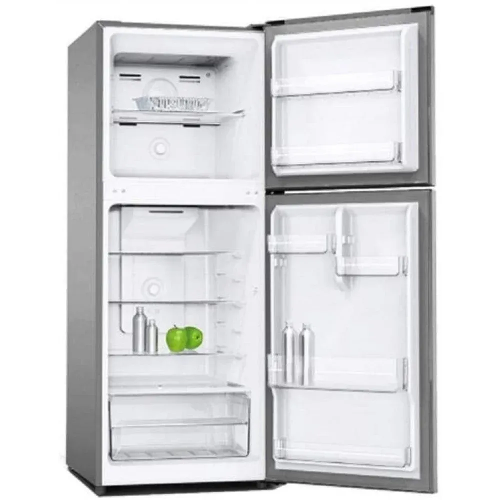 Réfrigérateur haut de gamme 7,1 pi³ à congélateur supérieur sans givre, aspect acier inoxydable