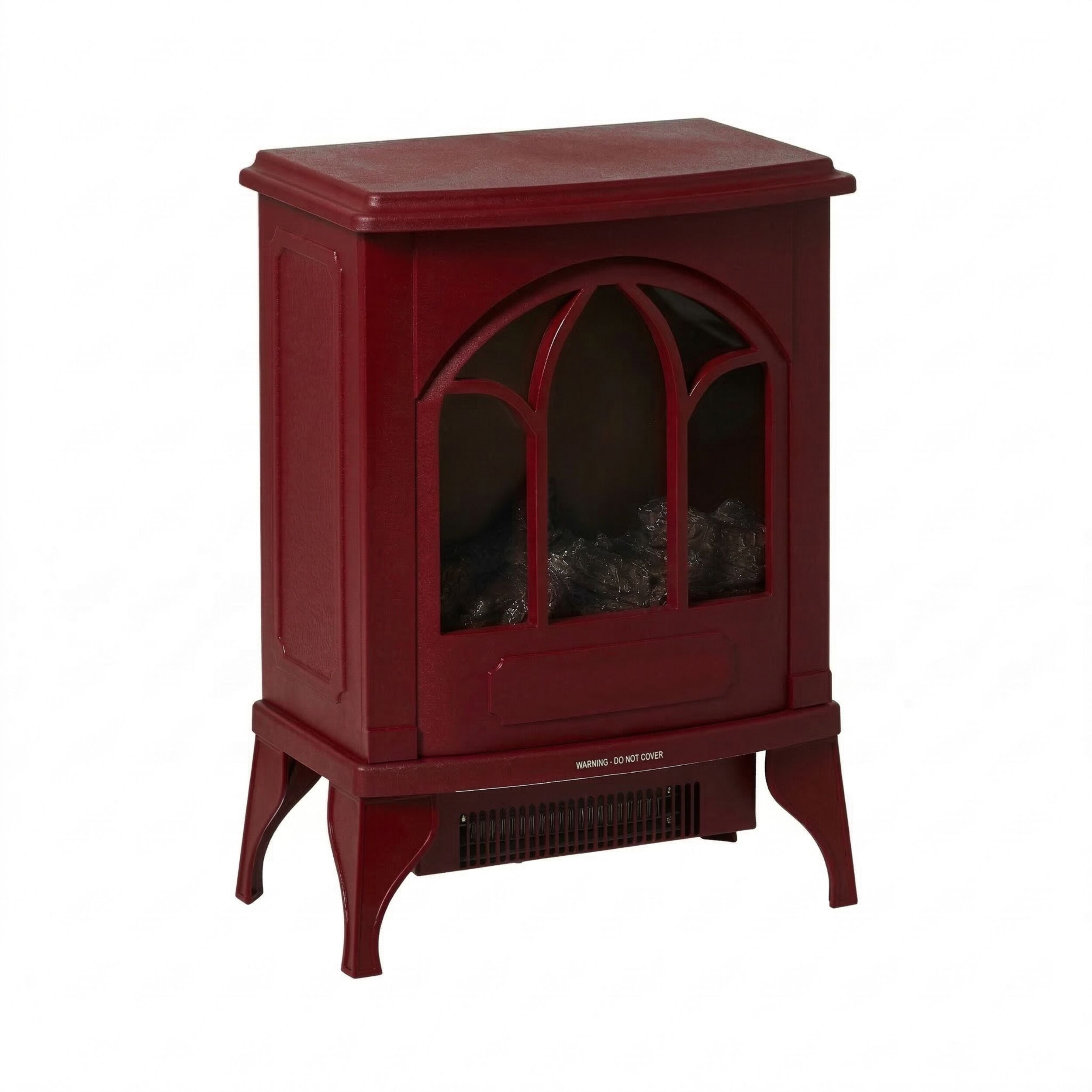 Bromley Electric Fireplace Burgundy