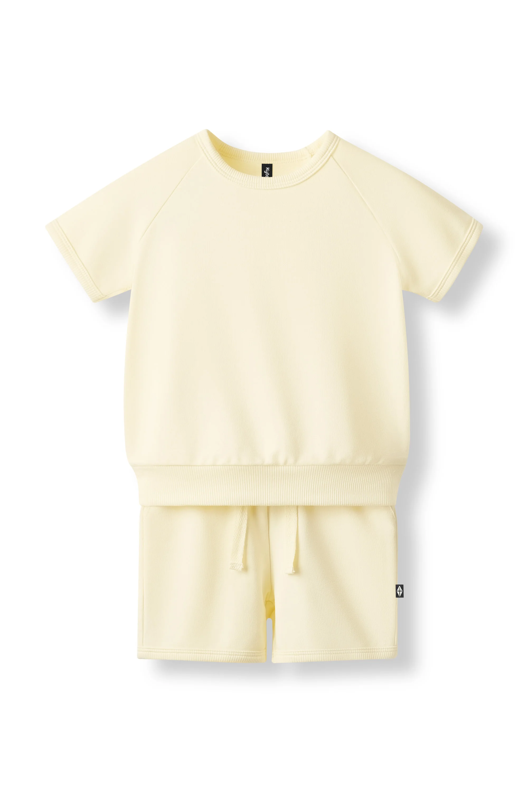 Short Sleeve Jogger Set in Chamomile