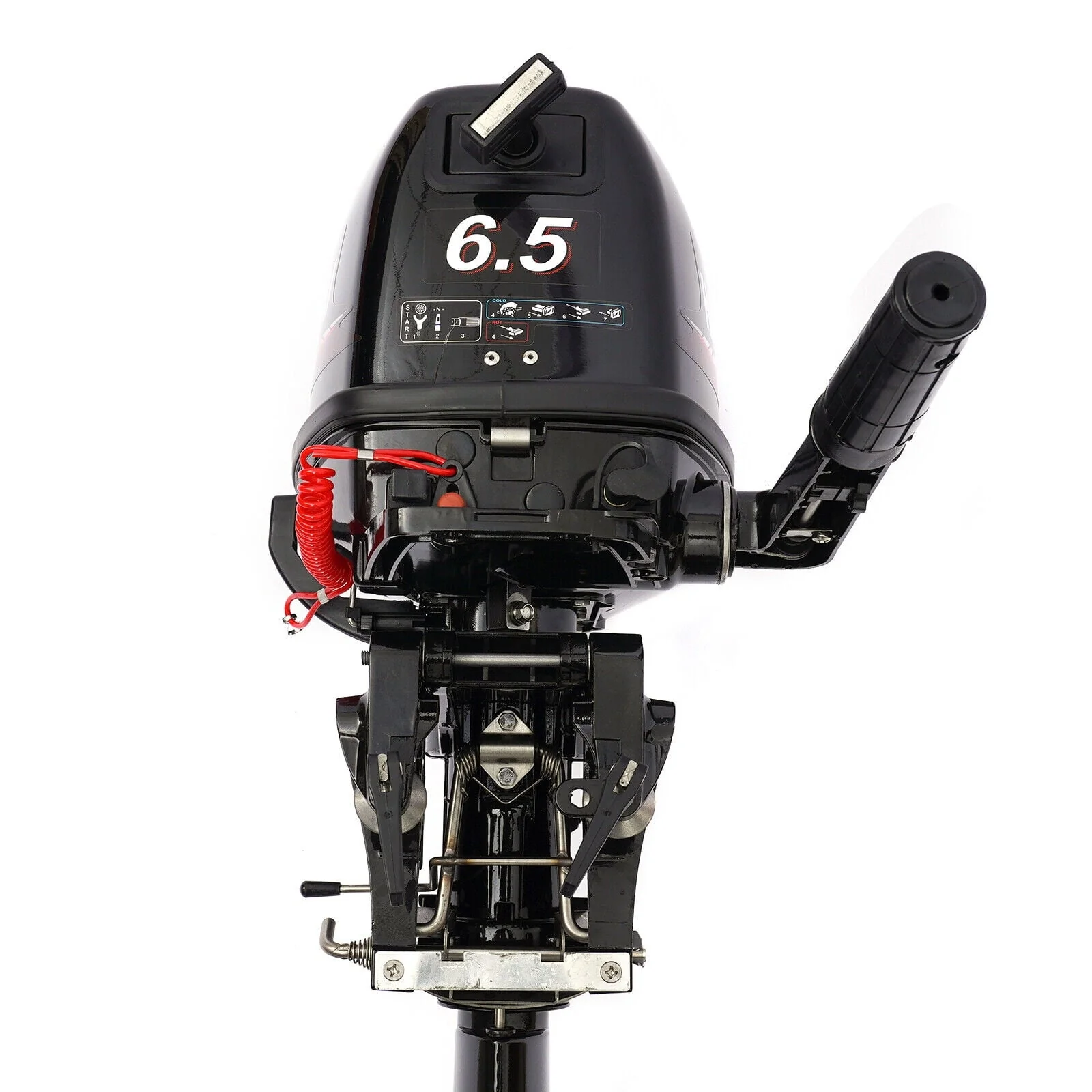 4Stroke 6 5HP Outboard Motor Marine Boat Engine Water Cooling CDI System 6 5HP 4 Stroke Outboard Motor Tiller control Boat Engine Water Cooling 123CC 4 Stroke 6 5HP Outboard Motor Boat Marine Engine Image 8