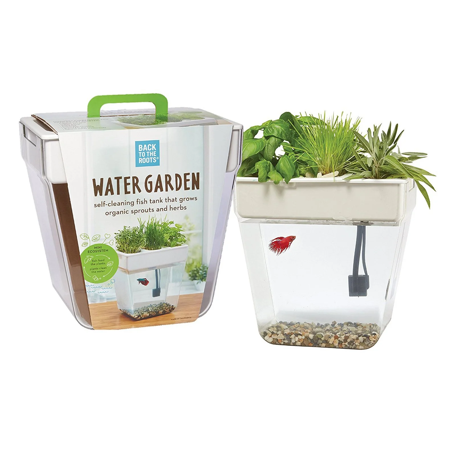 3 Gal. Self-Cleaning Aquaponic Water Garden Fish Tank Aquarium(Online Only) - Image 6