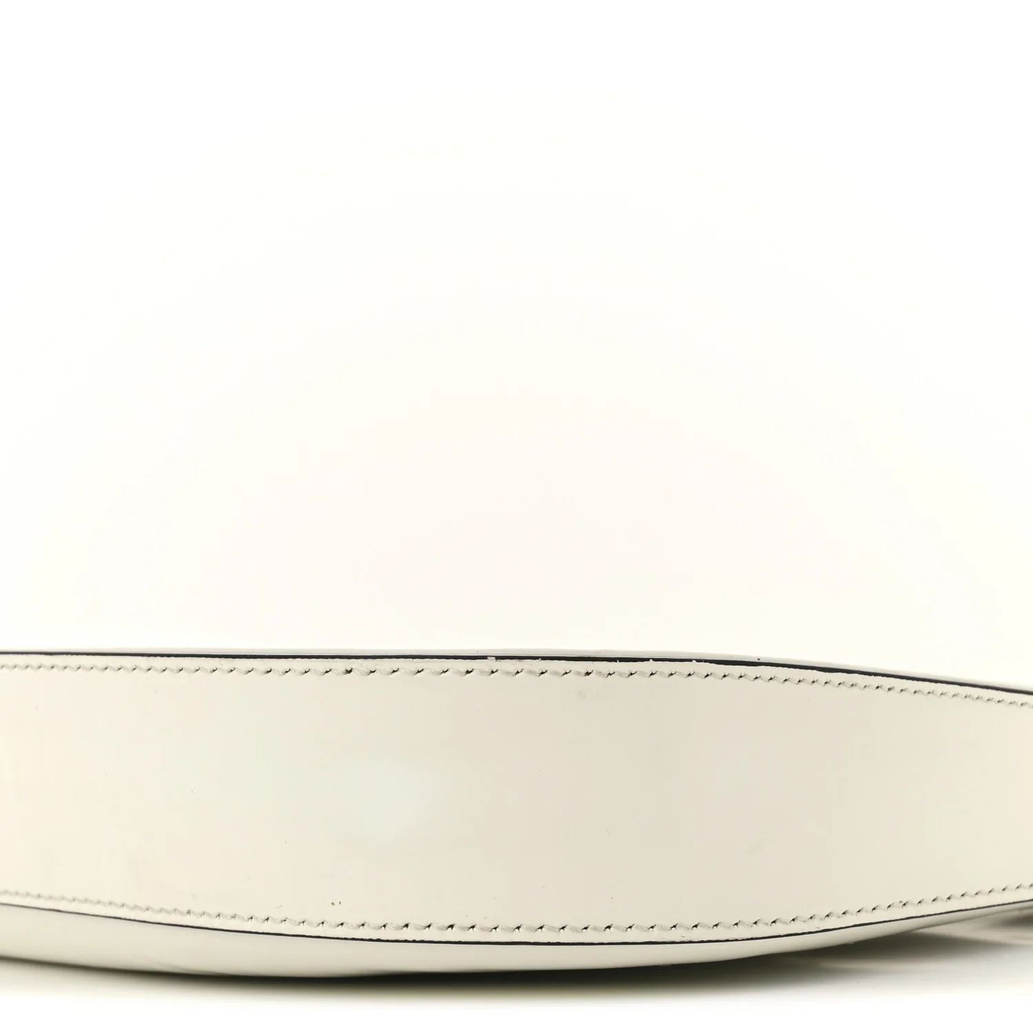 Spazzolato Cleo Adjustable Strap Shoulder Bag White
