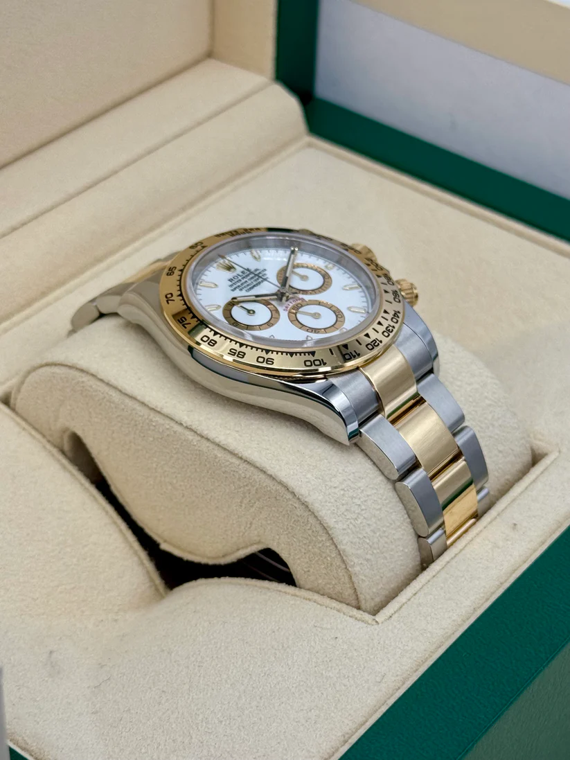 [Super Clone]Rolex Daytona 40mm Two-Tone white Dial  m126503-0001