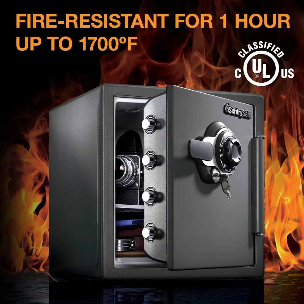 SFW123DSB Fire-Resistant Safe and Water-Resistant Safe with Dial Combination, 1.23 Cu. ft - Image 5