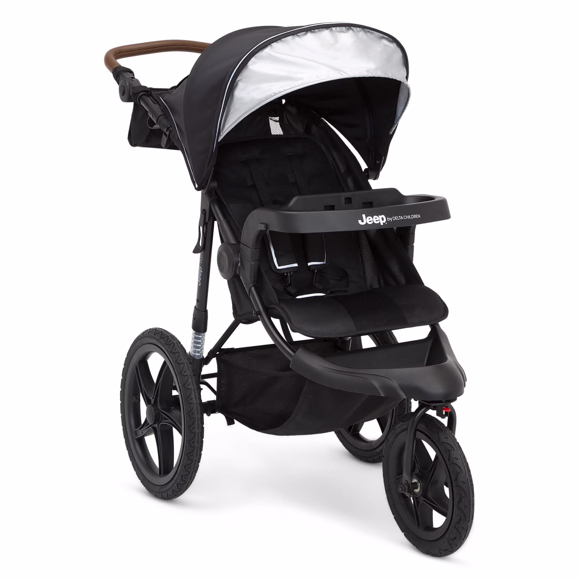 TurboGlyde Jogging Stroller, Black(Black)