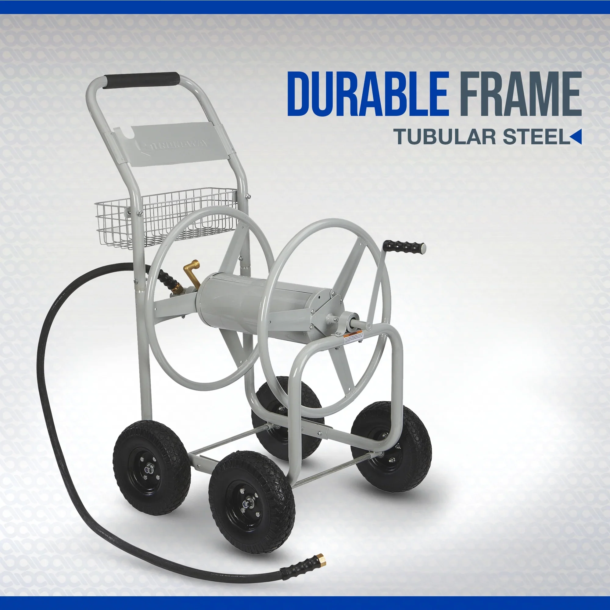Strongway Garden Hose Reel Cart, 400ft. Capacity, Fits 5/8in. Hose