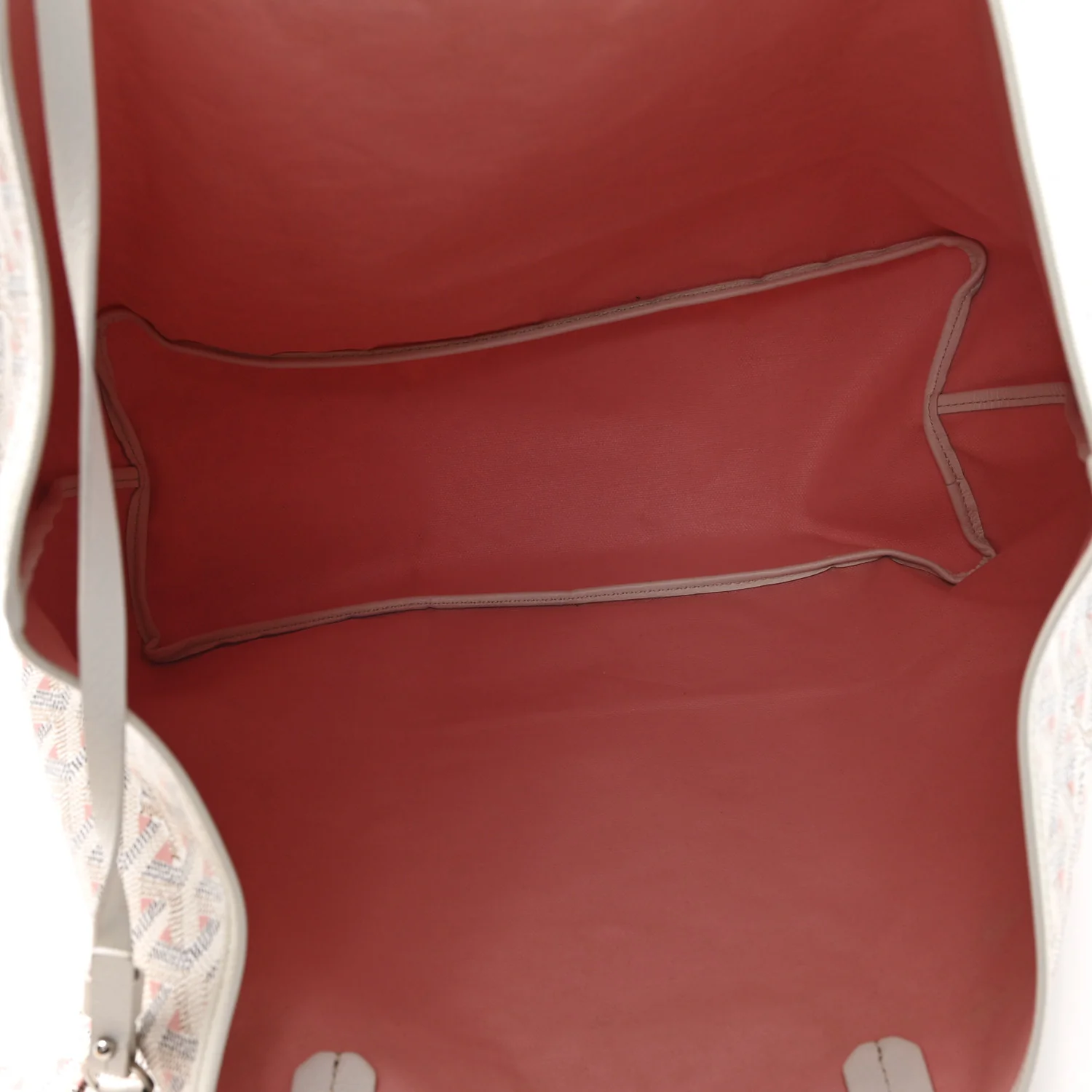 Goyardine Saint Louis Claire Voie PM White Pink