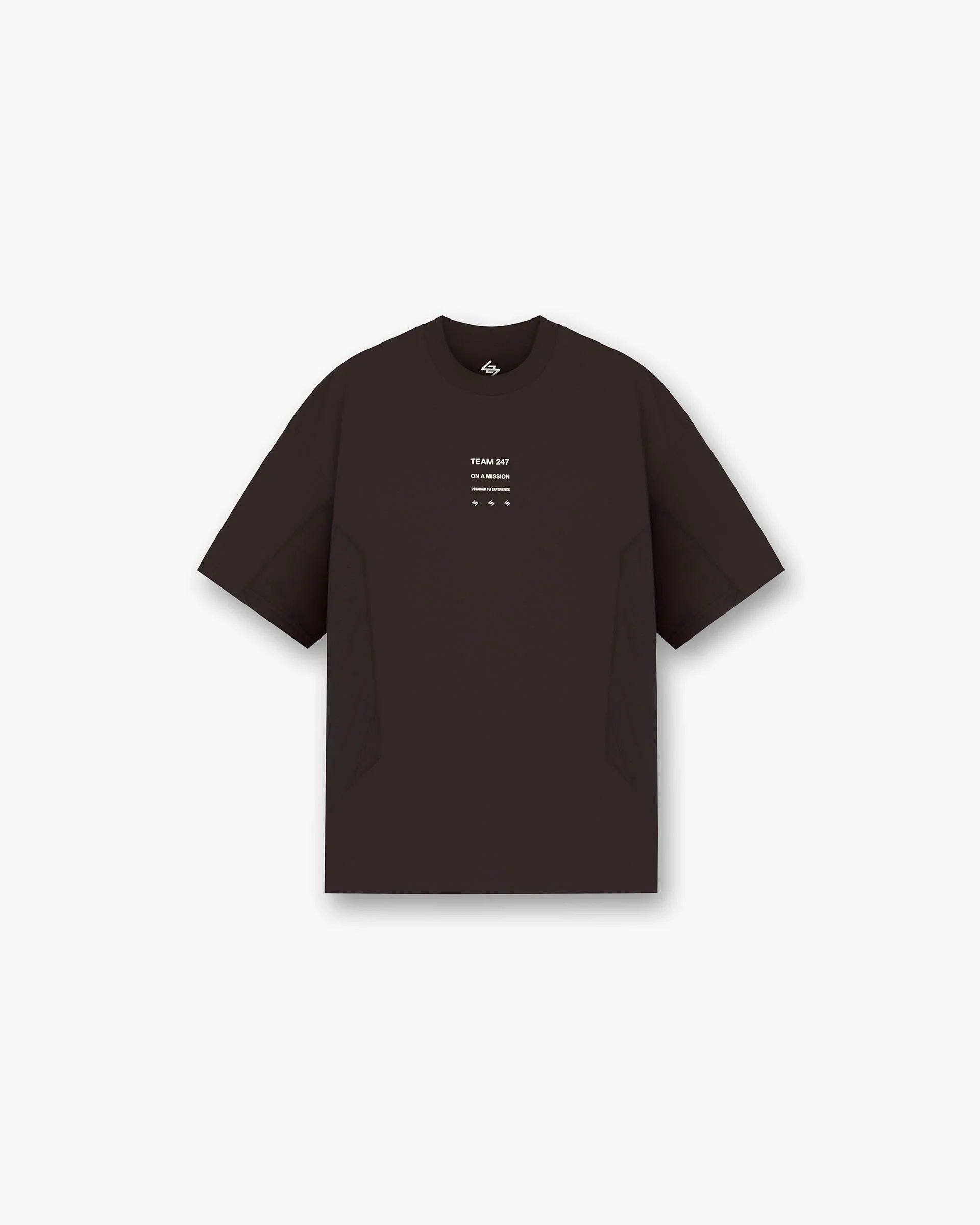 247 Uprising Oversized T-Shirt - Chocolate