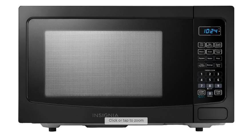Insignia - 1.1 Cu. ft. Microwave - Black
