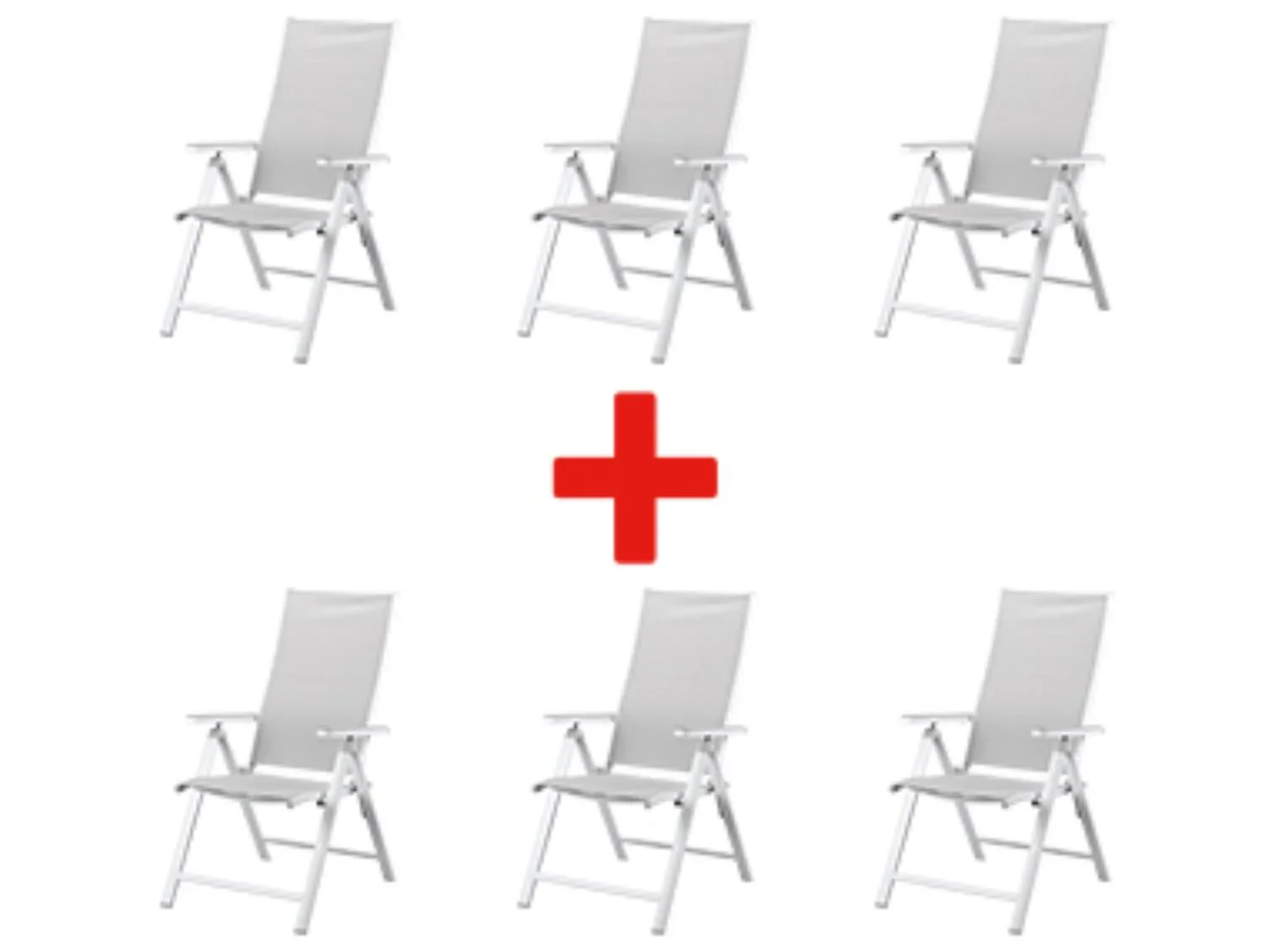 LIVARNO home Lot de 12 fauteuils Houston