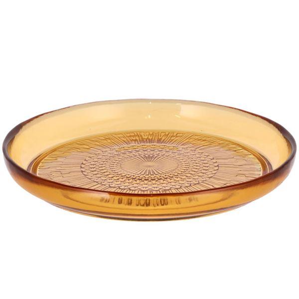 Kusintha glasstallerken 18 cm amber
