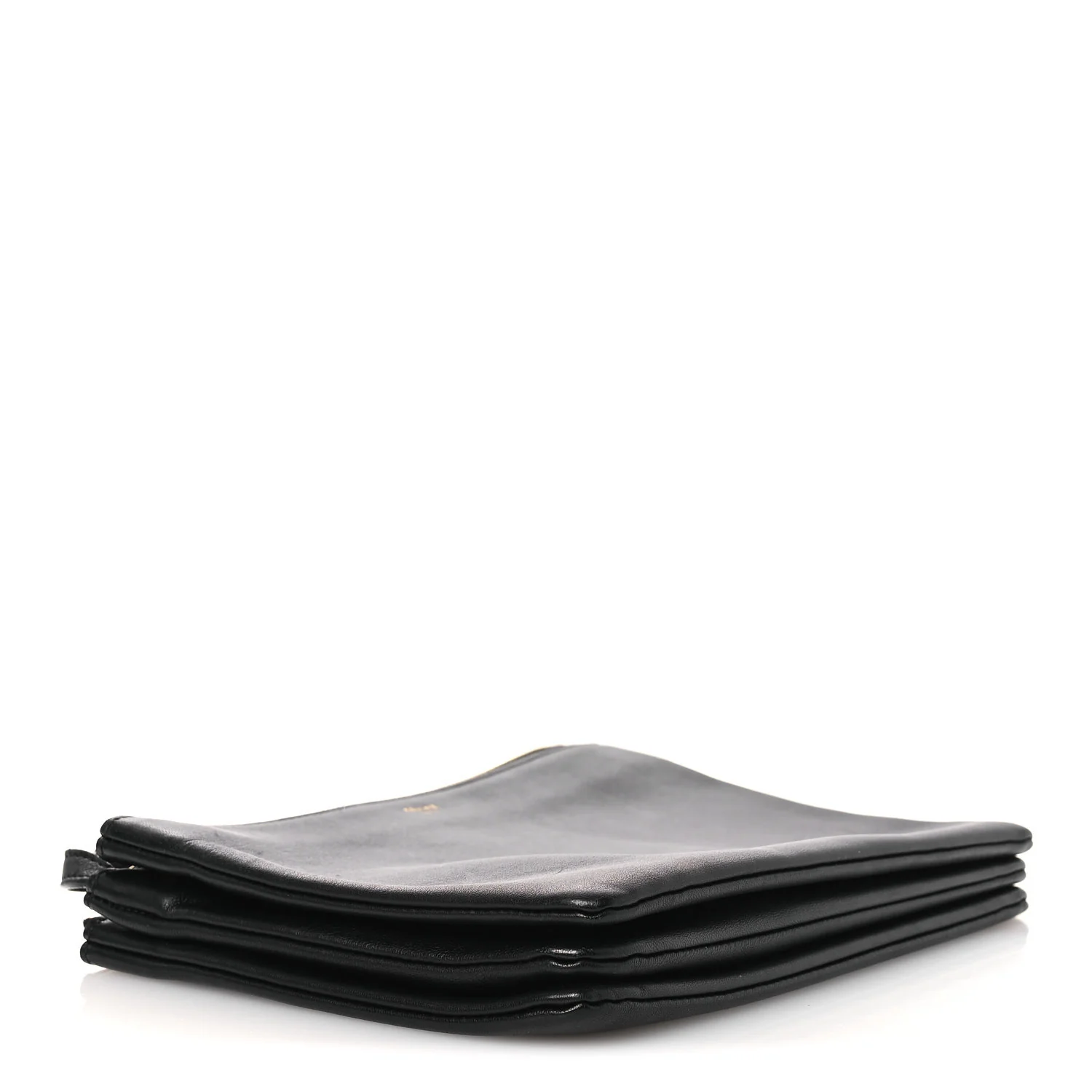 Lambskin Large Trio Crossbody Bag Black