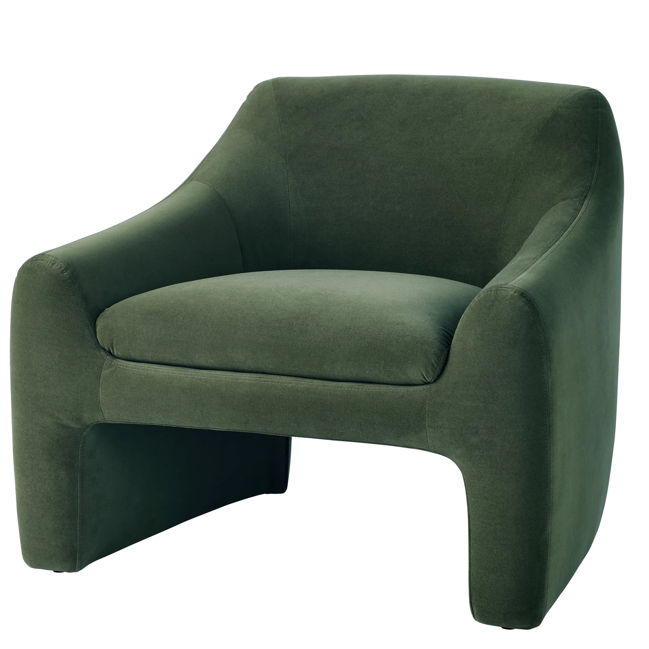 Better Homes & Gardens Emerson Curvy Accent Chair, Truffle Brown Boucle