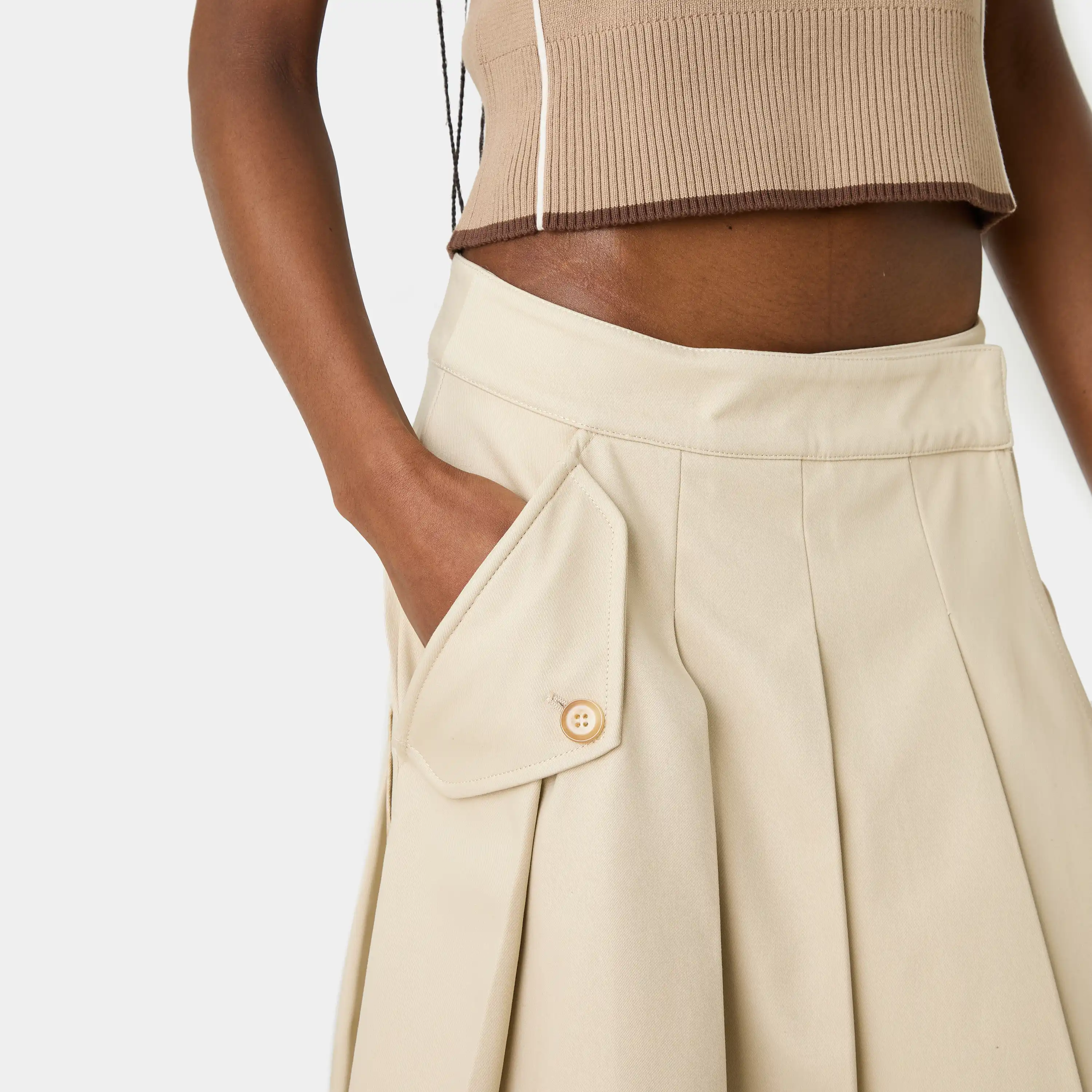 Gadget Light Camel Skirt