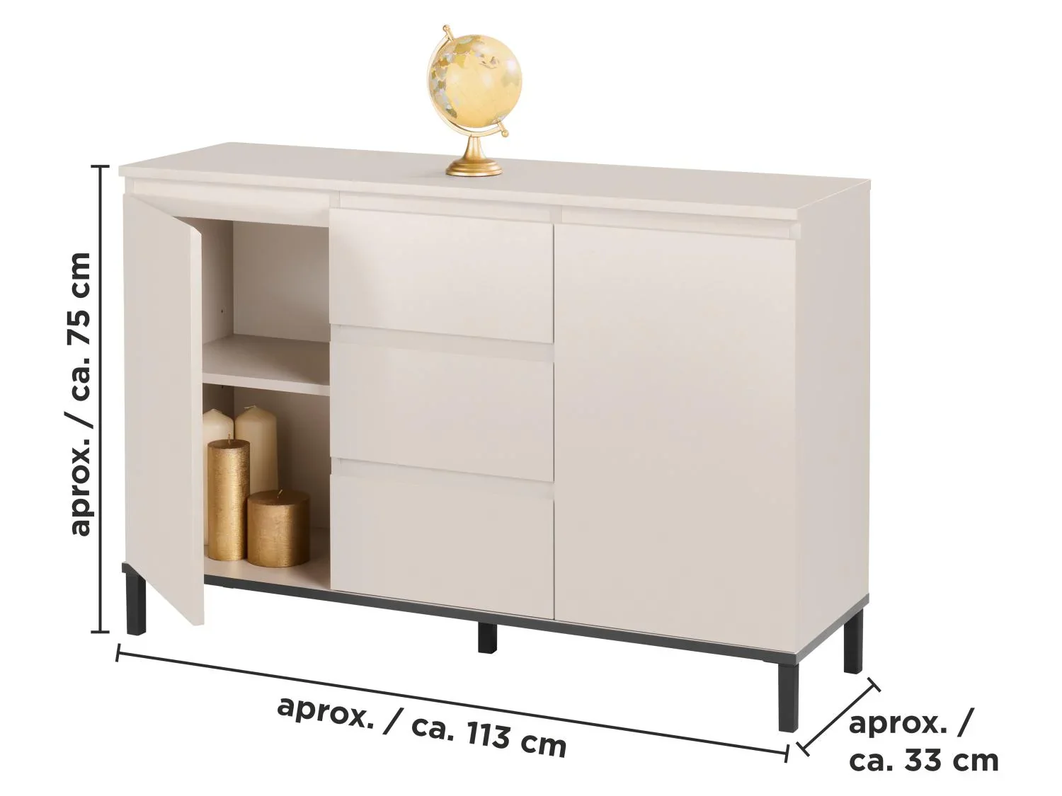 LIVARNO Commode, 113 x 75 x 33 cm