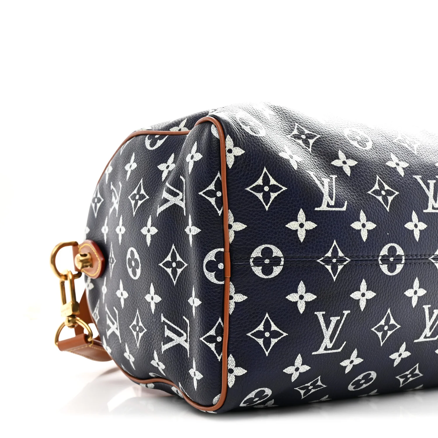 Calfskin Monogram Speedy P9 Bandouliere 30 Indigo