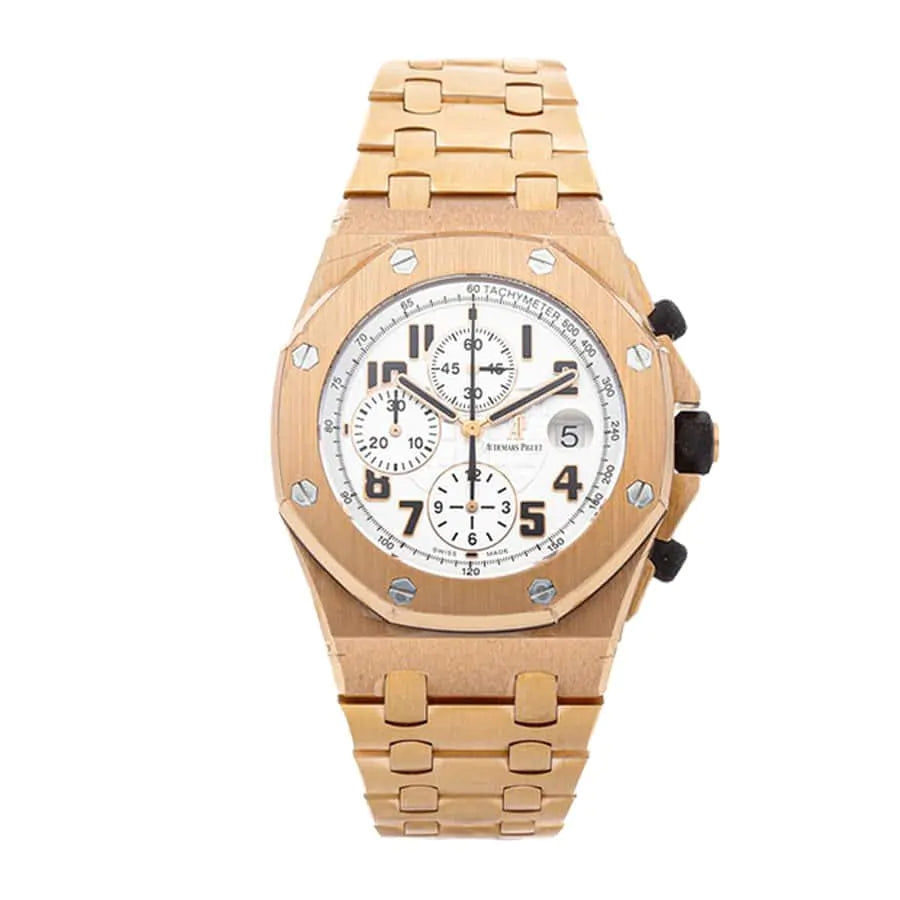 [Super Clone]Audemars Piguet Royal Oak Offshore Chronograph 42mm Rose Gold Watch