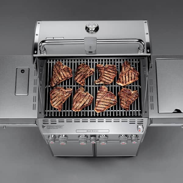 Summit S 470 4 Burner Propane Gas Grill in Stainless Steel with Built In Thermometer and Rotisserie Image 9
